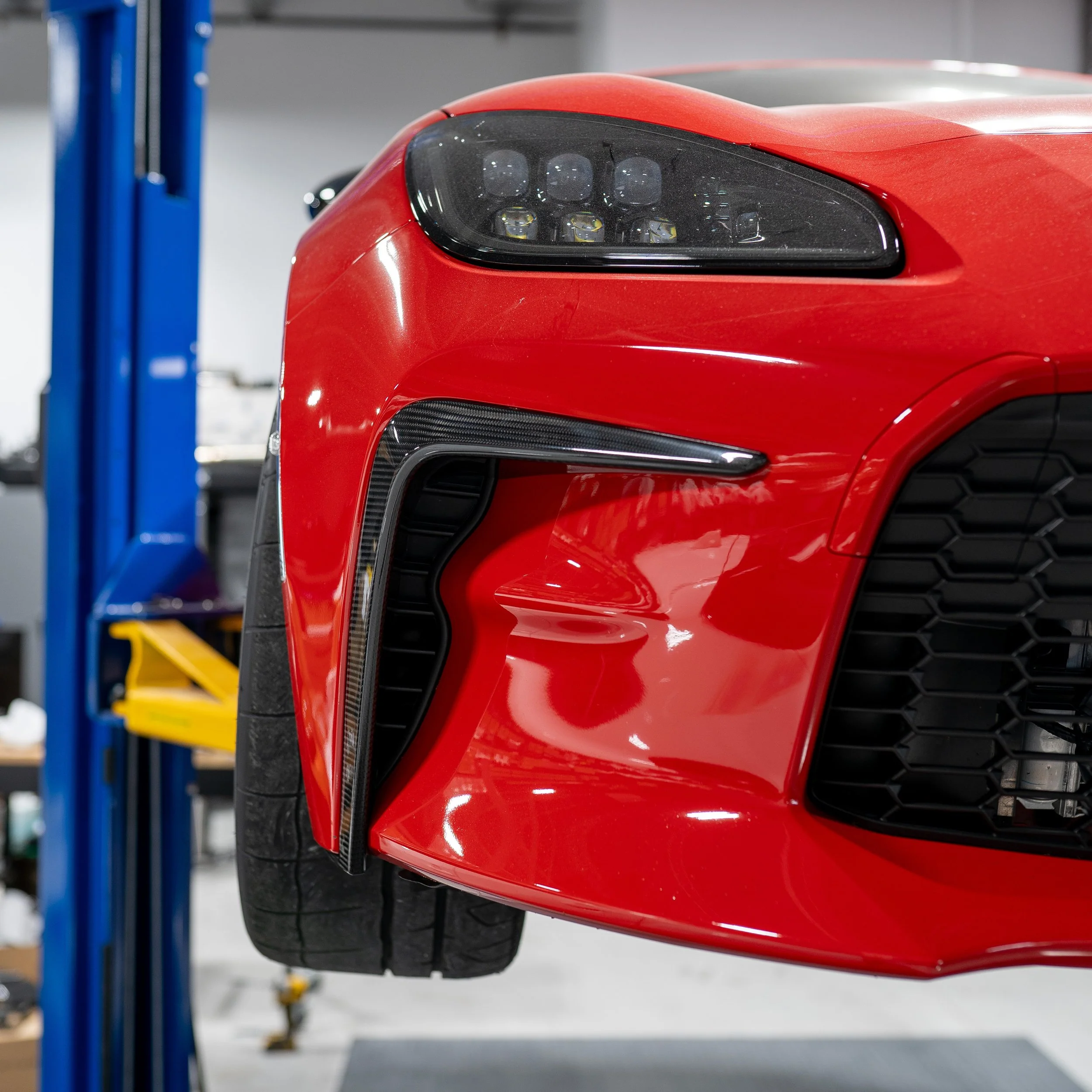 Driven.Media Carbon Fiber Front Bumper Bezel Covers - 2022+ Toyota GR86 - Image 4
