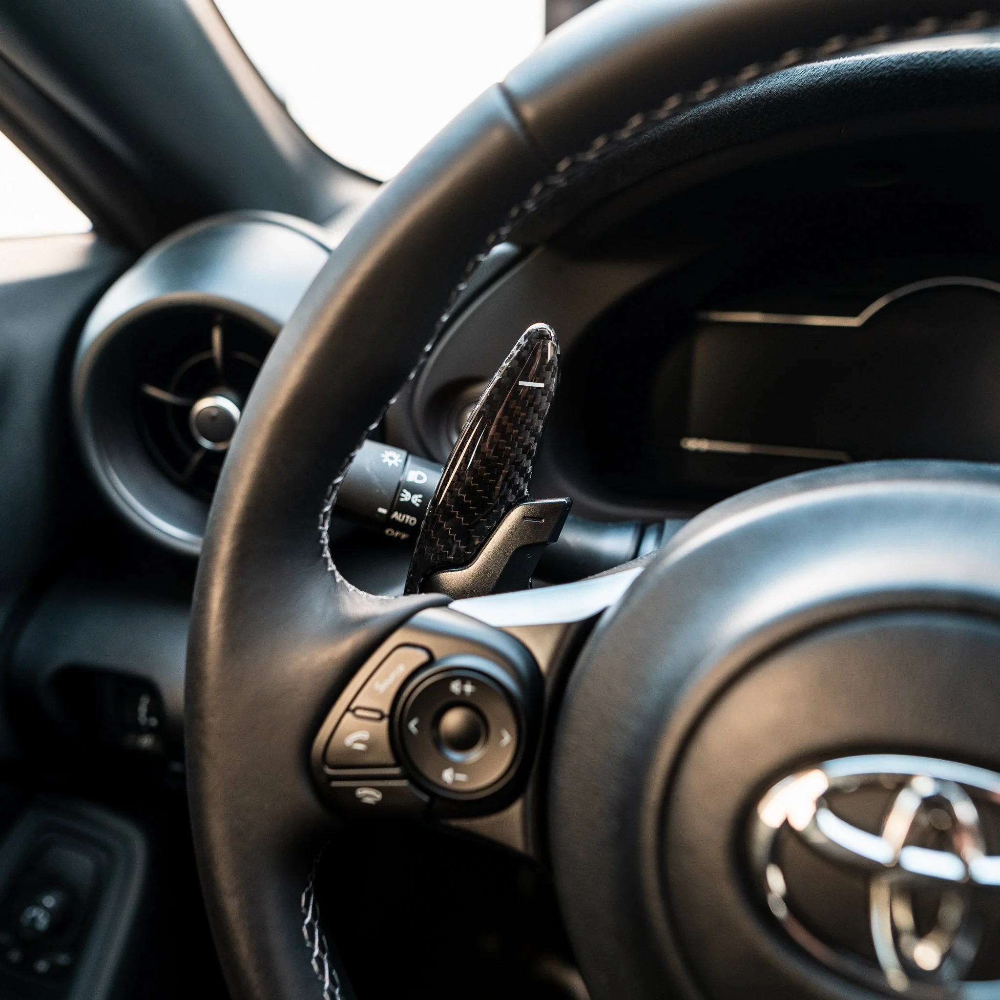 Driven.Media Carbon Fiber Automatic Shifter Paddles - 2022+ Toyota GR86 / Subaru BRZ - Image 5