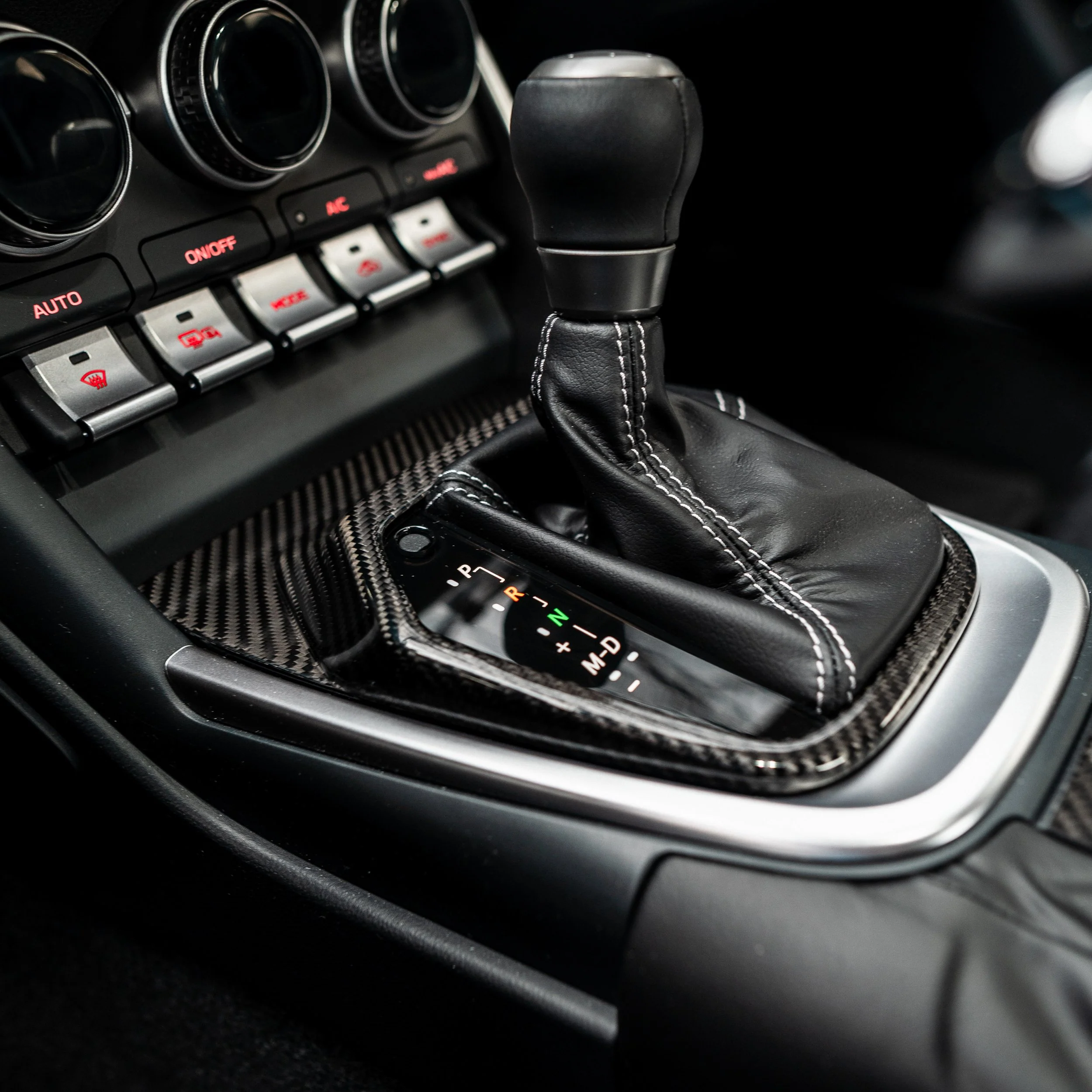 Driven.Media Carbon Fiber Automatic Shifter Trim - 2022+ Toyota GR86 / Subaru BRZ - Image 12