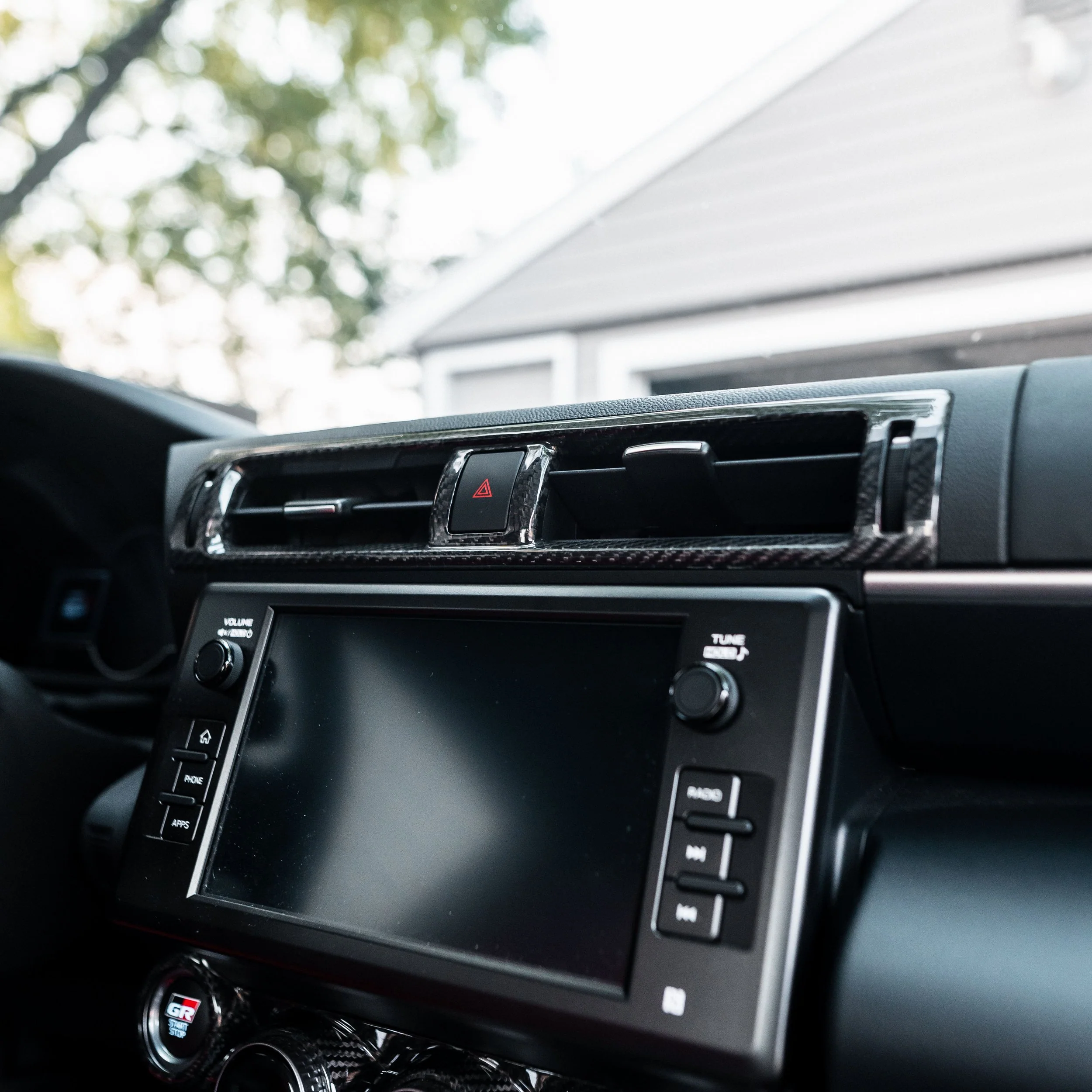 Driven.Media Carbon Fiber Center Vent Cover - 2022+ Toyota GR86 / Subaru BRZ - Image 3