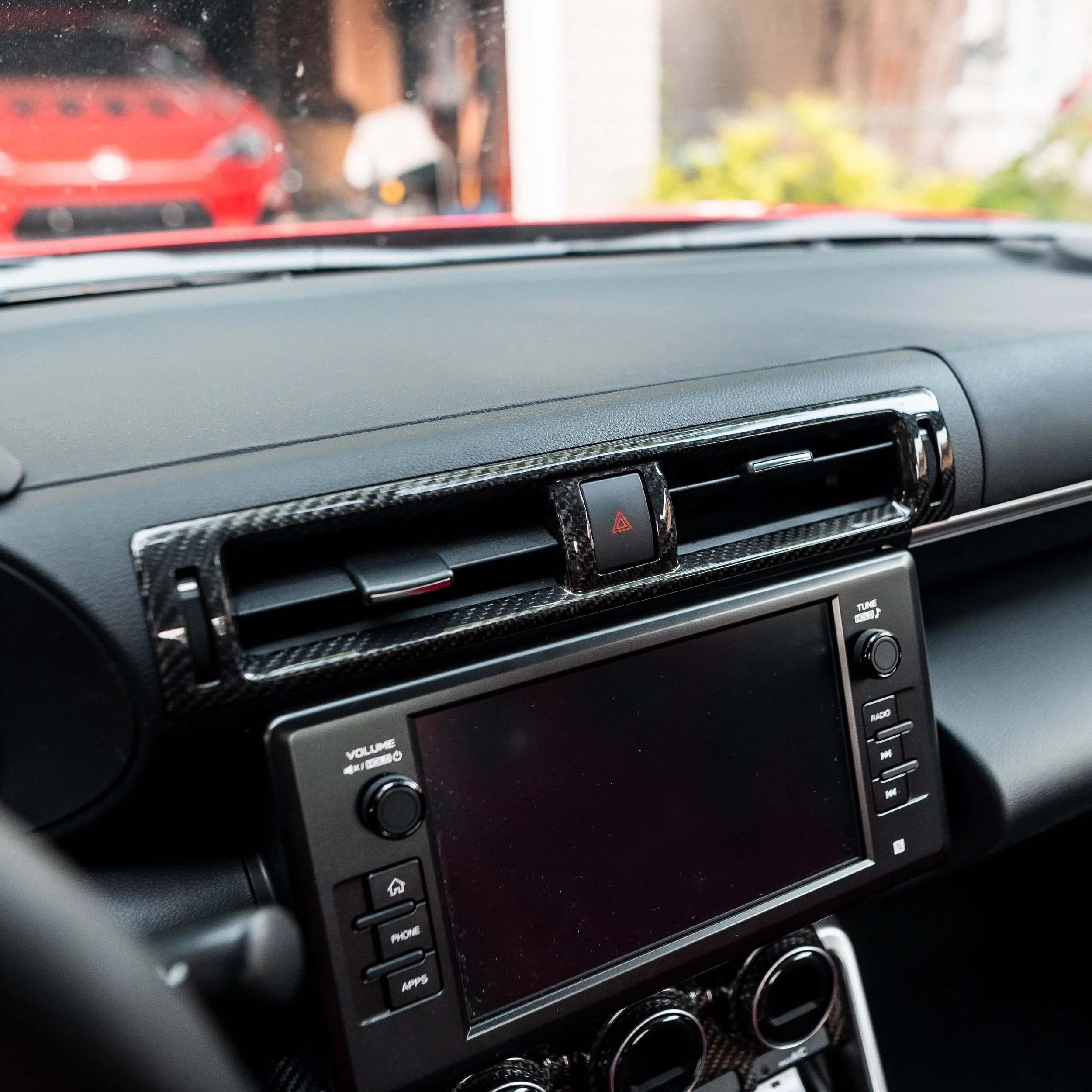 Driven.Media Carbon Fiber Center Vent Cover - 2022+ Toyota GR86 / Subaru BRZ - Image 4