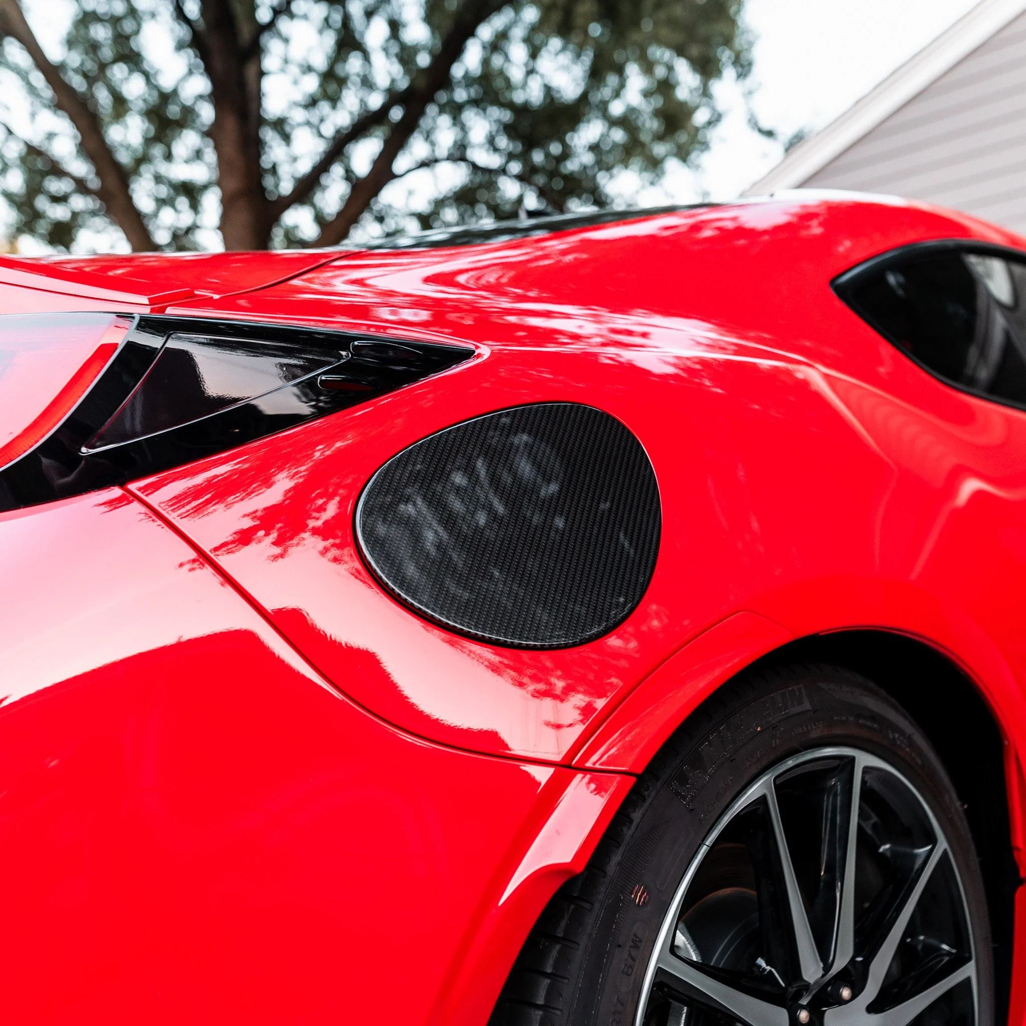Driven.Media Carbon Fiber Fuel Door Cover - 2022+ Toyota GR86 / Subaru BRZ - Image 4