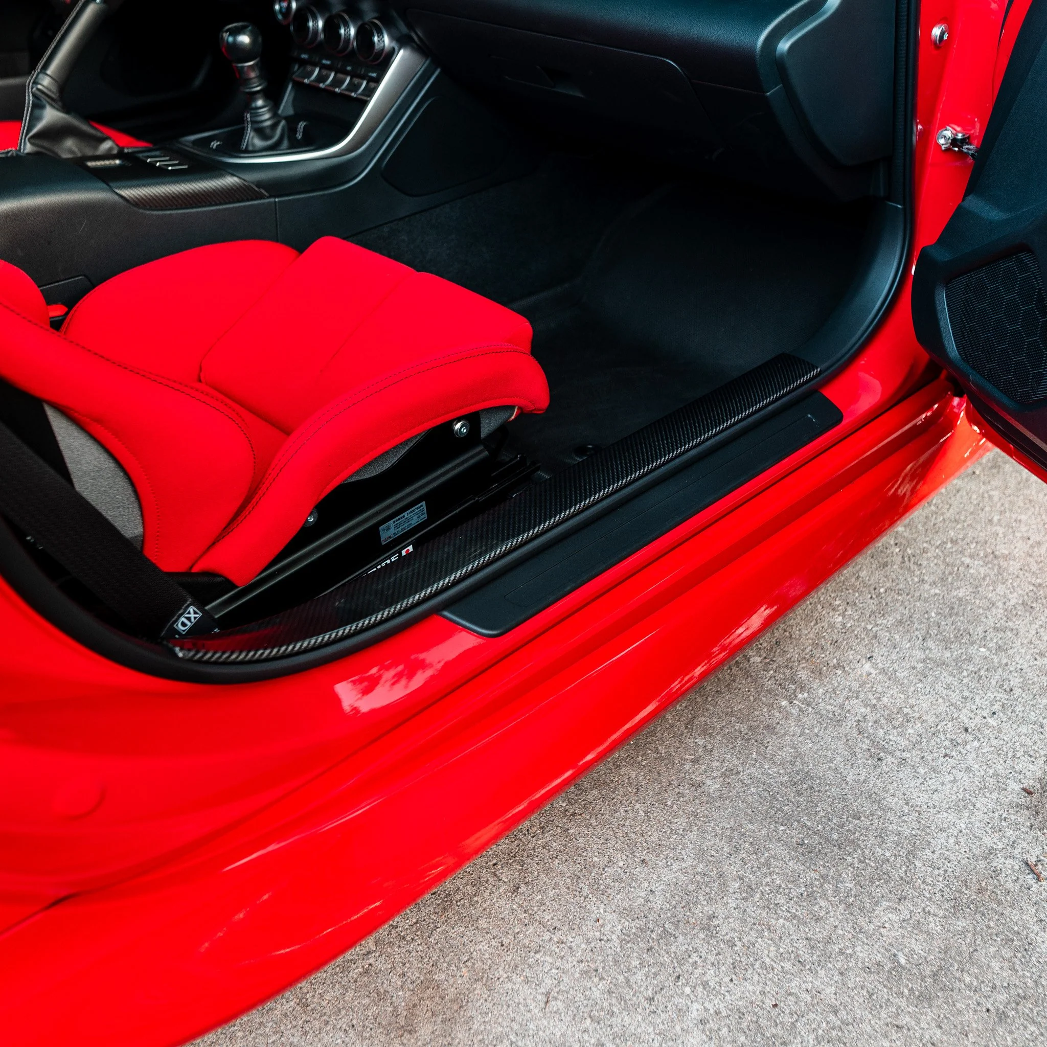 Driven.Media Carbon Fiber Inner Door Sill Cover - 2022+ Toyota GR86 / Subaru BRZ - Image 6