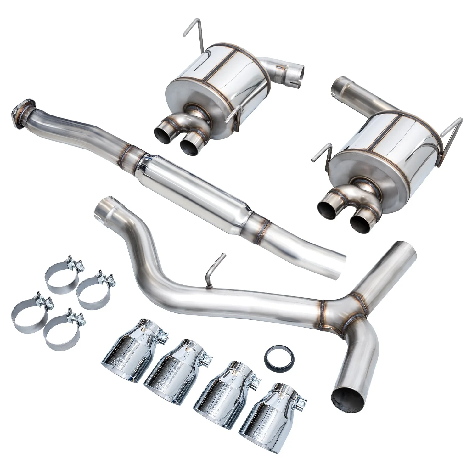 AWE Touring Edition Exhaust - 2015-2022+ Subaru WRX / 15-21 STI - Image 8