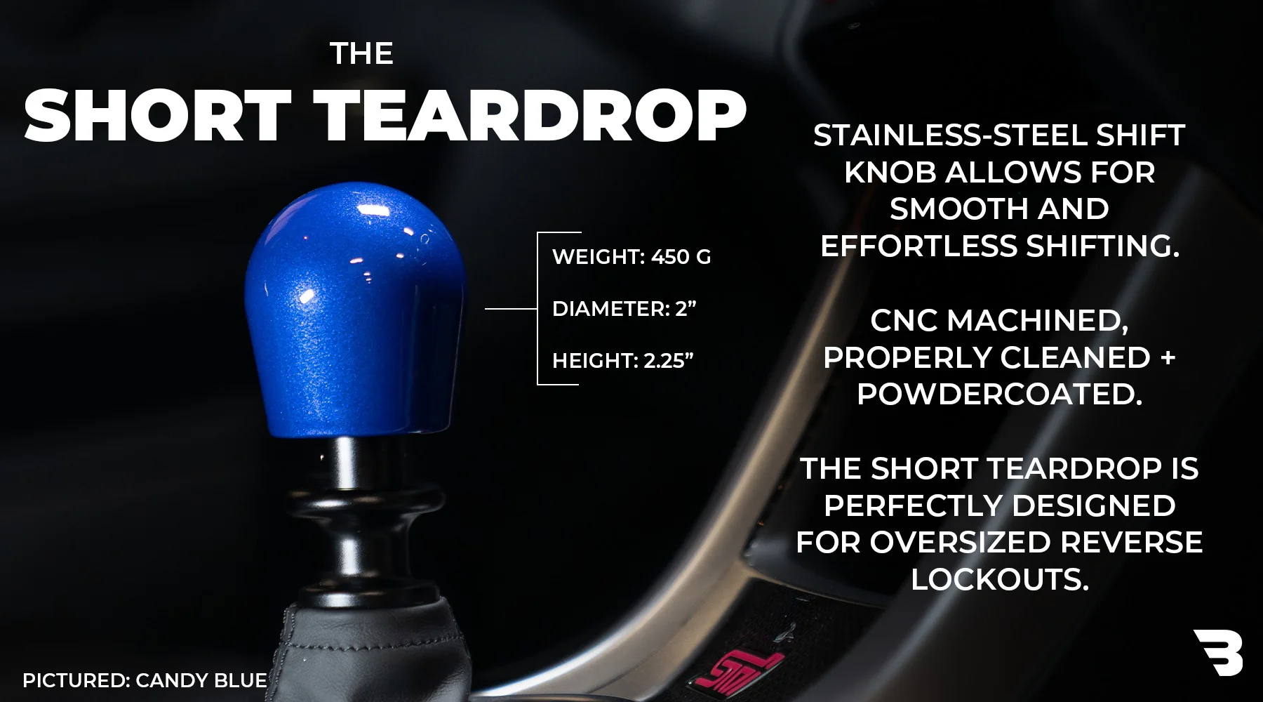 Billetworkz 6 Speed GR Japanese Weighted Shift Knob - 2022+ Toyota GR86 / Subaru BRZ - Image 7