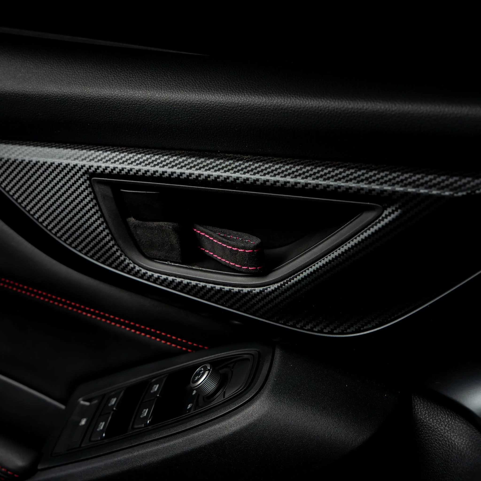 Billetworkz Alcantara Door Pull Strap Kit - 2022+ Subaru WRX / BRZ / Toyota GR86 - Image 10