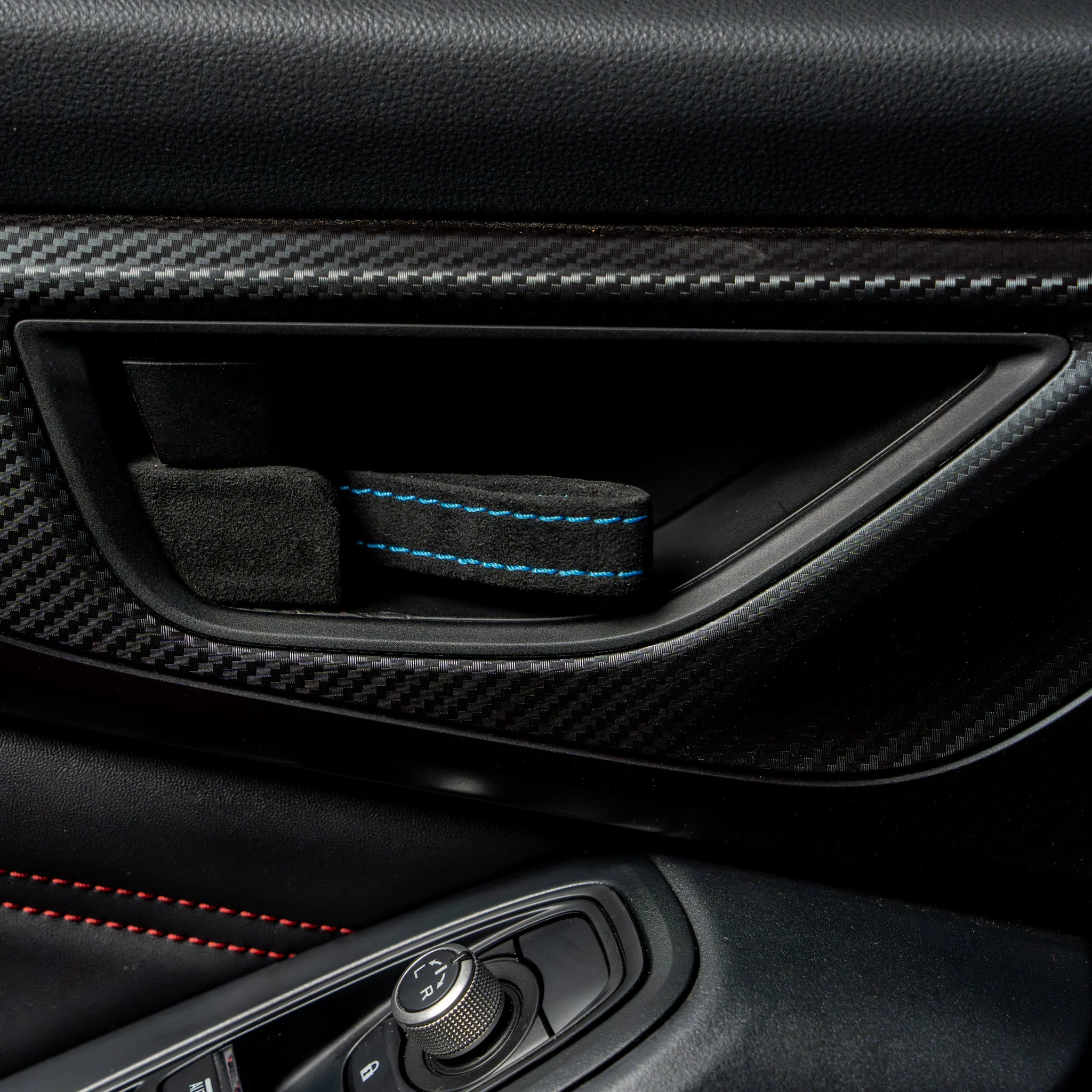 Billetworkz Alcantara Door Pull Strap Kit - 2022+ Subaru WRX / BRZ / Toyota GR86 - Image 14