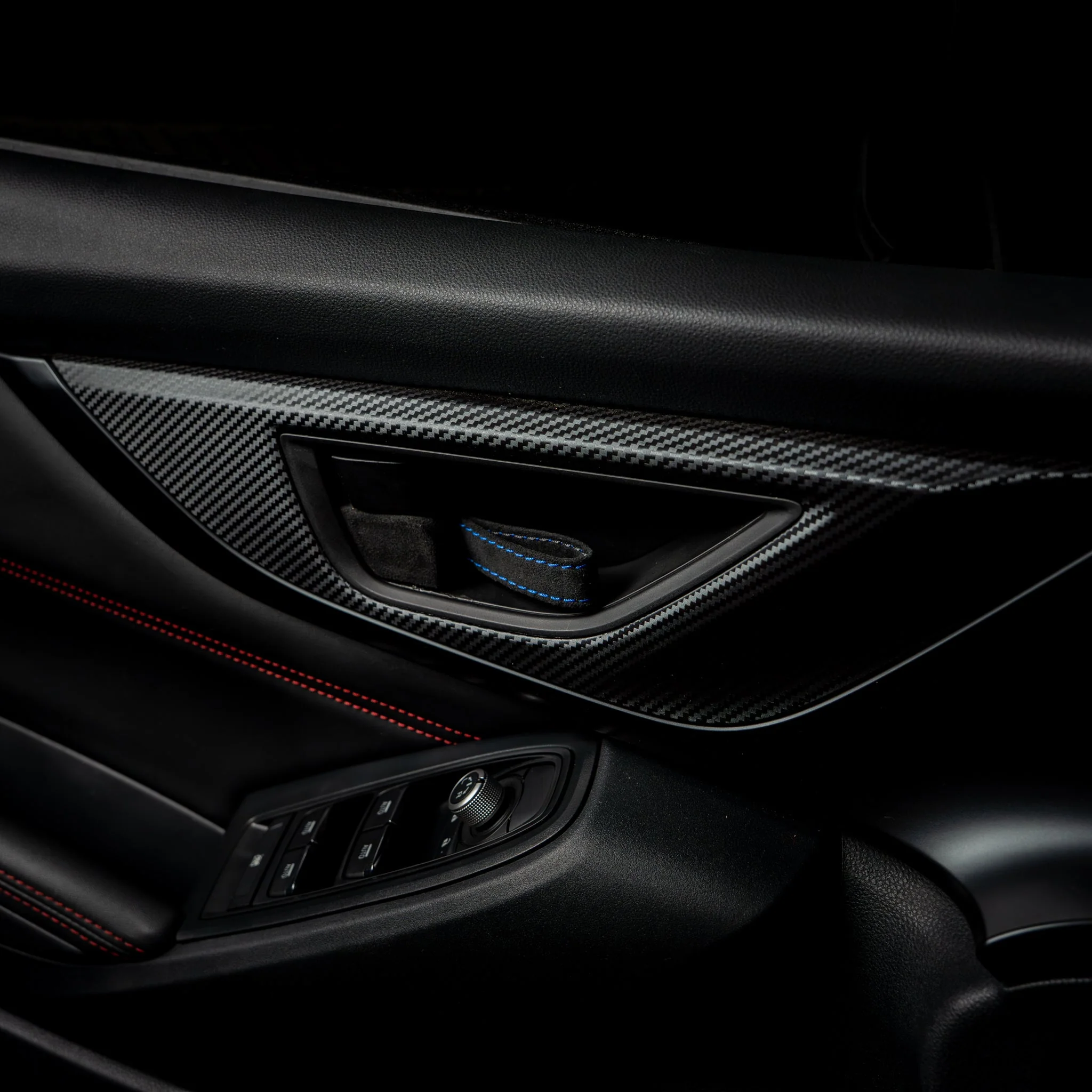 Billetworkz Alcantara Door Pull Strap Kit - 2022+ Subaru WRX / BRZ / Toyota GR86 - Image 19