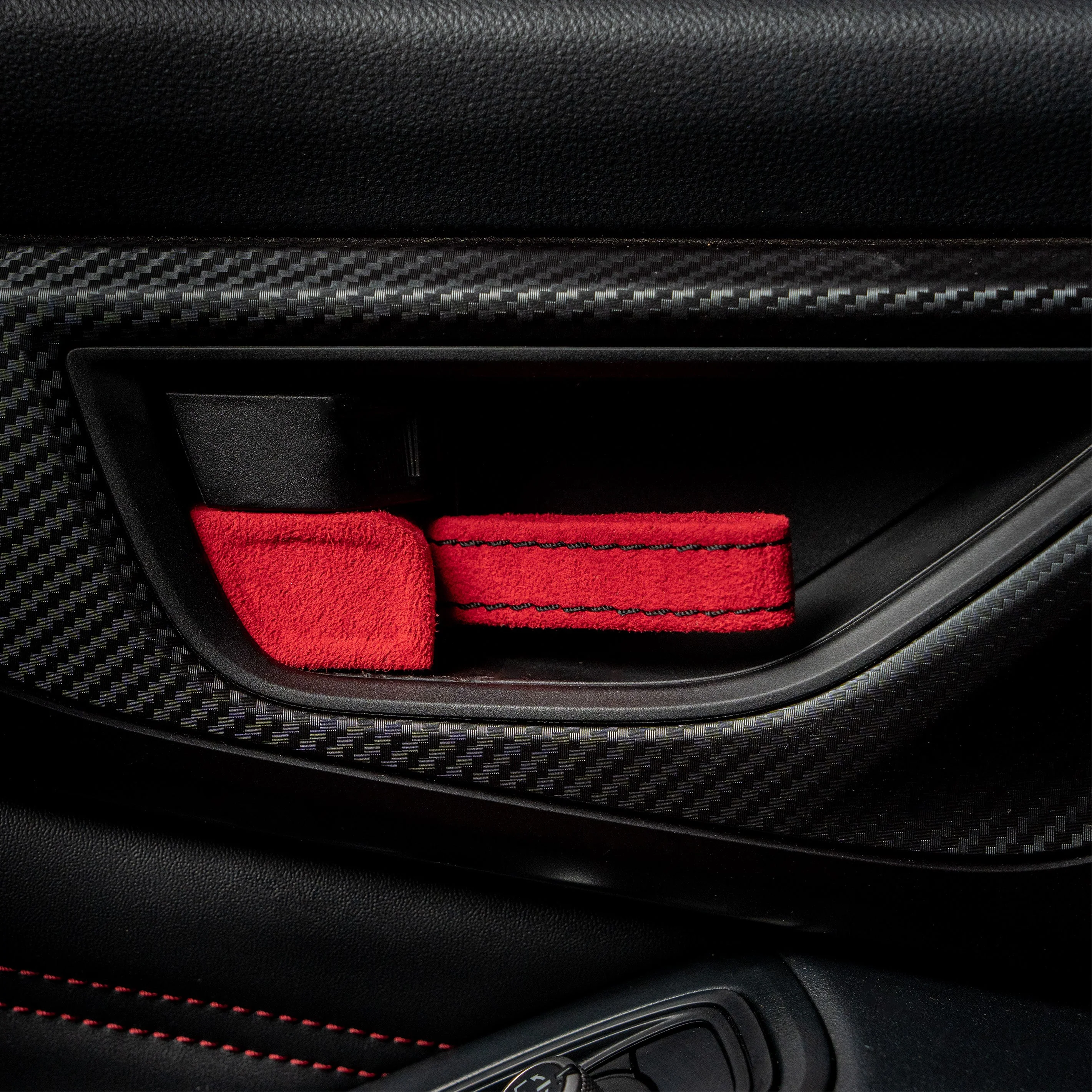 Billetworkz Alcantara Door Pull Strap Kit - 2022+ Subaru WRX / BRZ / Toyota GR86 - Image 23