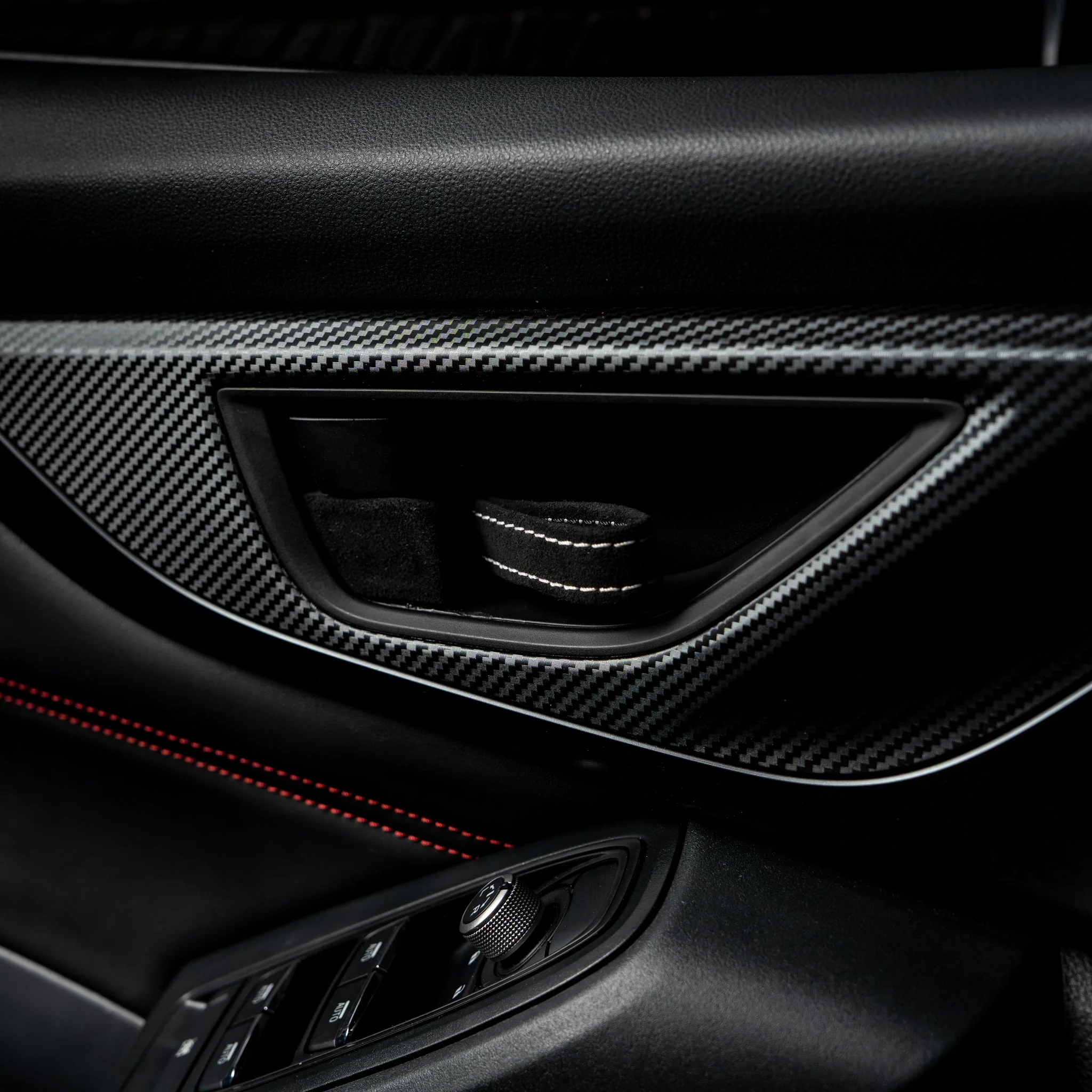 Billetworkz Alcantara Door Pull Strap Kit - 2022+ Subaru WRX / BRZ / Toyota GR86 - Image 3