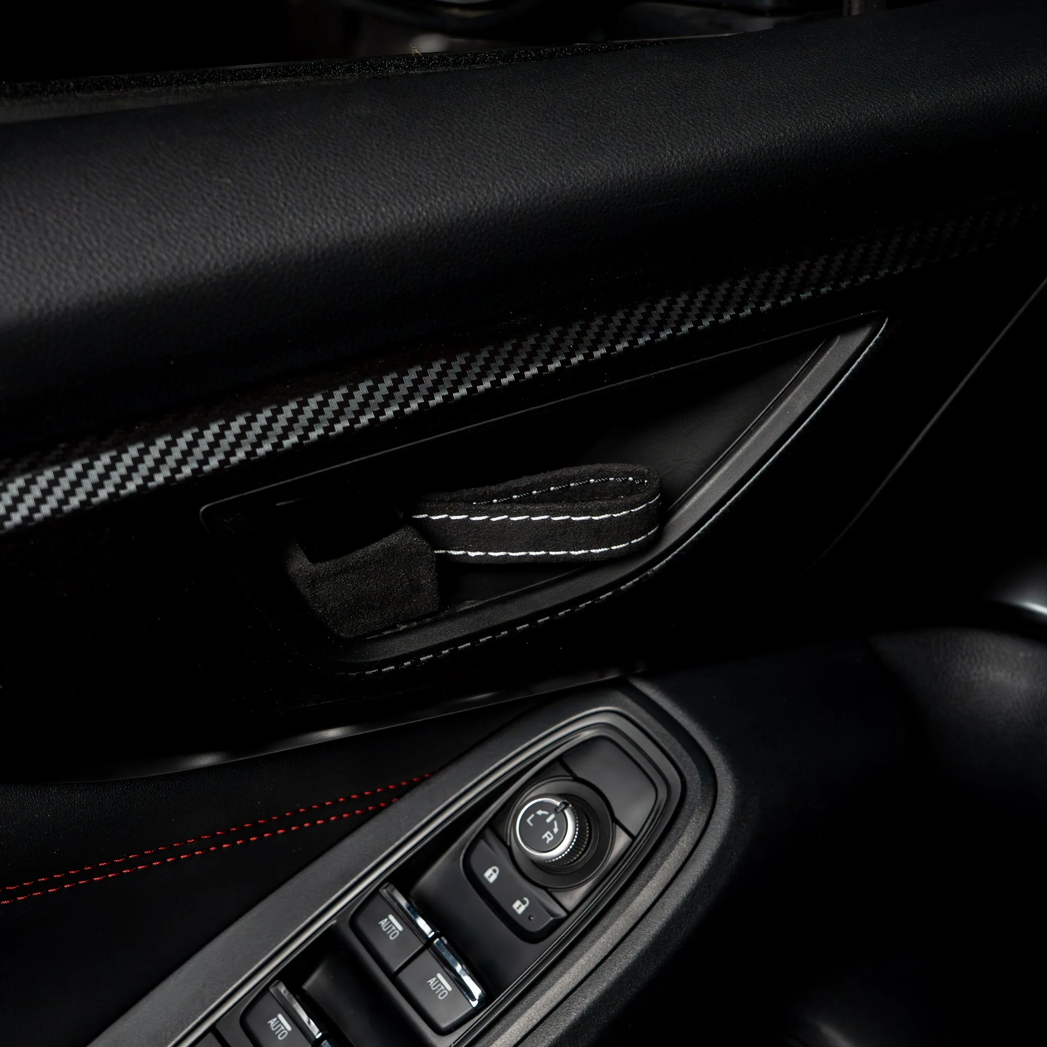 Billetworkz Alcantara Door Pull Strap Kit - 2022+ Subaru WRX / BRZ / Toyota GR86 - Image 4