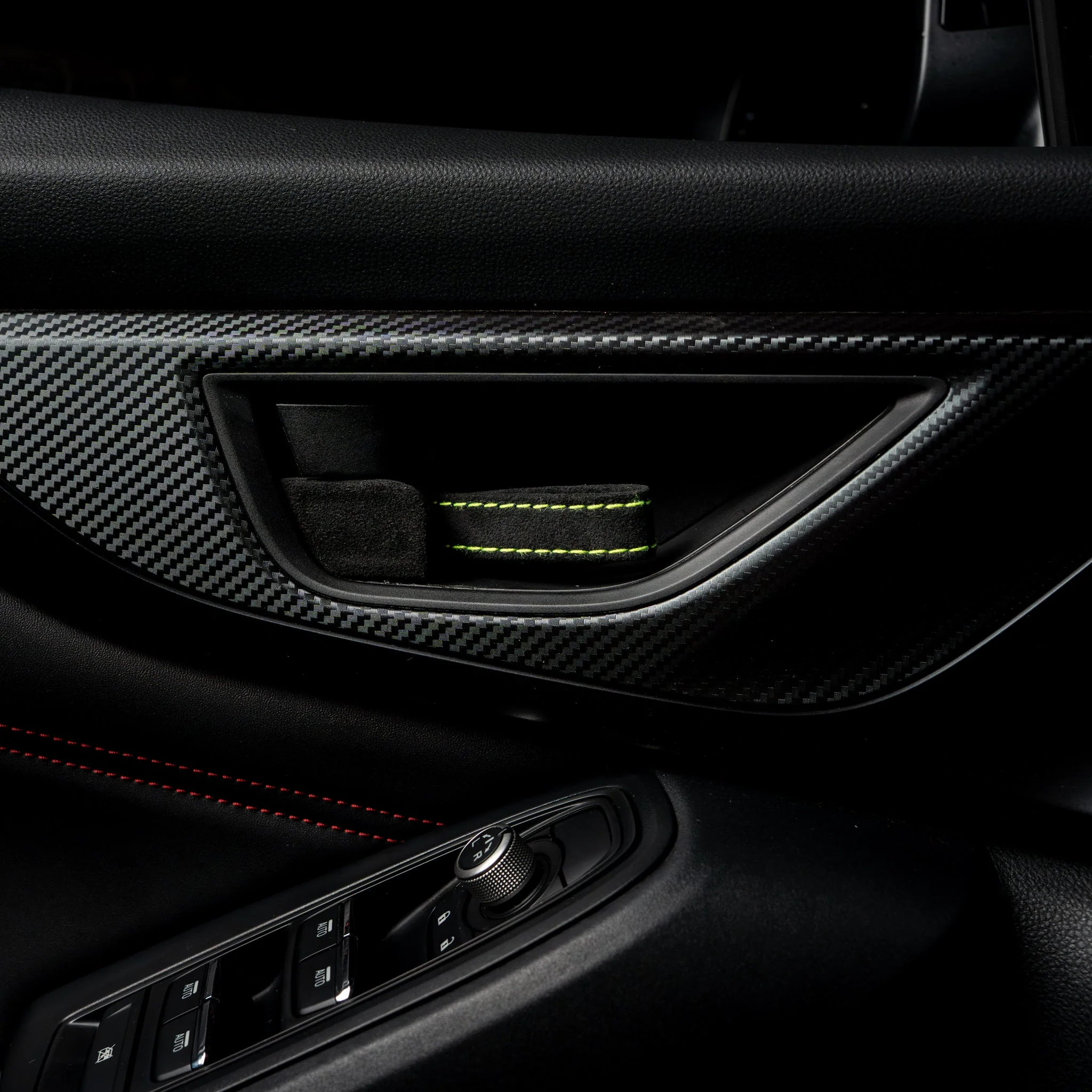 Billetworkz Alcantara Door Pull Strap Kit - 2022+ Subaru WRX / BRZ / Toyota GR86 - Image 6