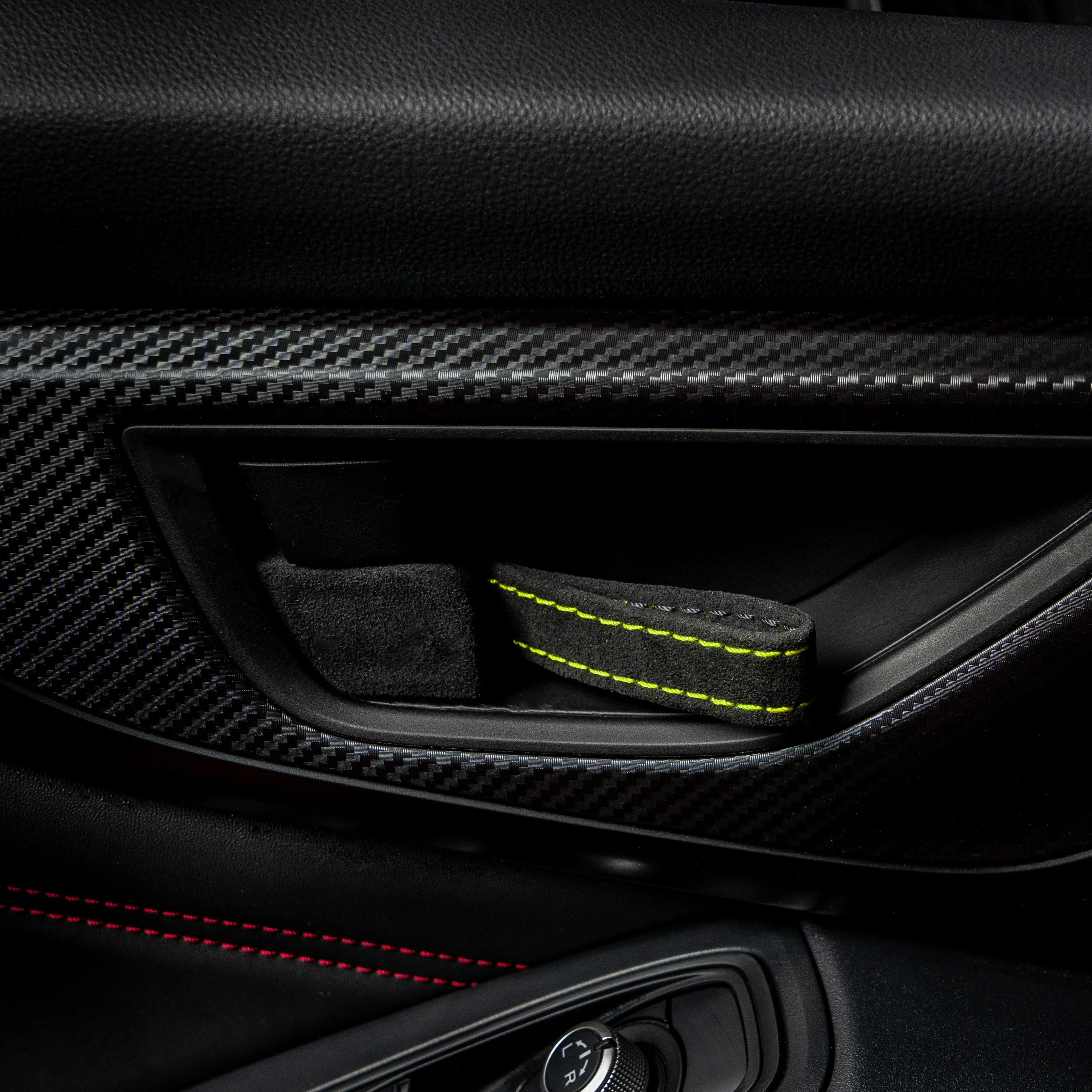 Billetworkz Alcantara Door Pull Strap Kit - 2022+ Subaru WRX / BRZ / Toyota GR86 - Image 8