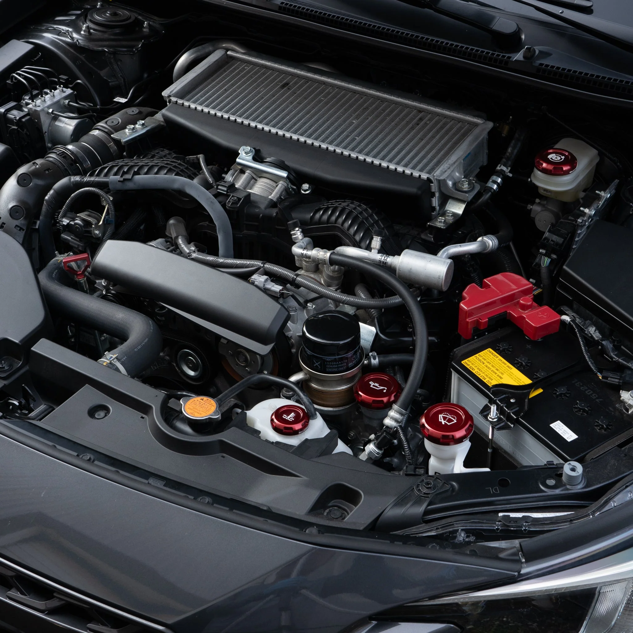 Billetworkz Engine Bay Caps – 2013–2022+ Subaru BRZ / Toyota 86 & GR86 / 13–16 Scion FR-S - Image 11