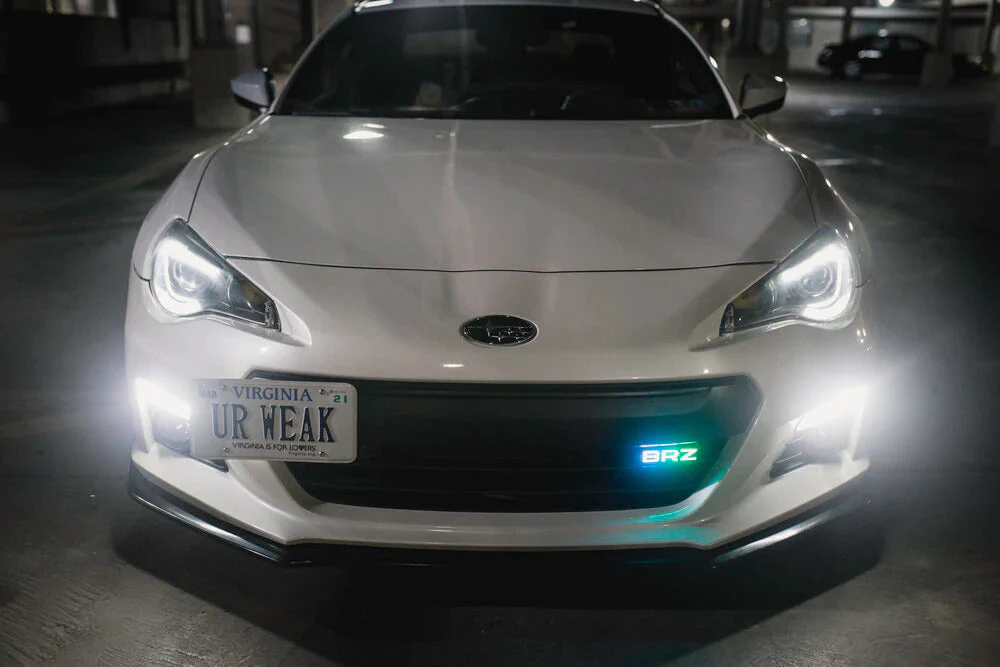 Lit Logos RGB Subaru BRZ Grill Badge - 2013-2022+ Subaru BRZ - Image 4