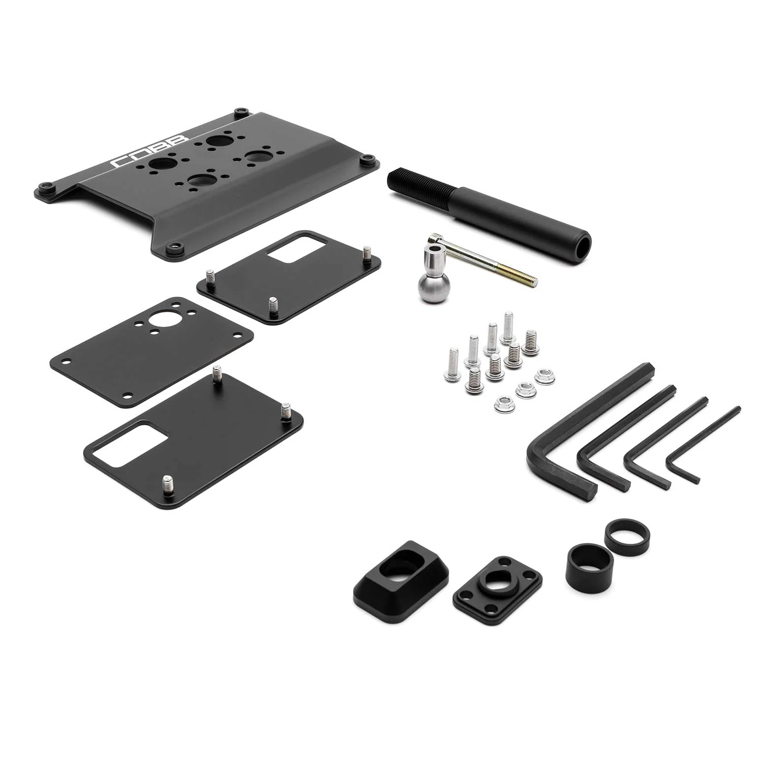 COBB License Plate Relocation Mount - 2015-2022+ Subaru WRX / 13-22+ Subaru BRZ / Toyota 86 & GR86 / 13-16 Scion FR-S