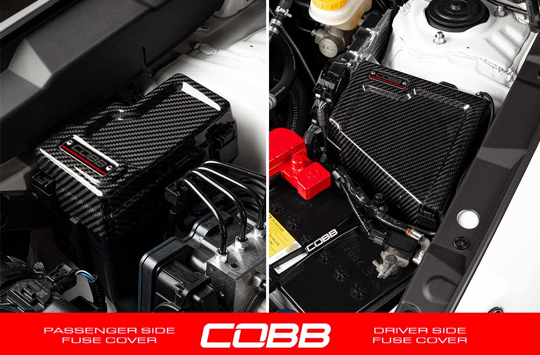 COBB Redline Driver Side Carbon Fiber VB Fuse Cover – 2022+ Subaru WRX - Image 6