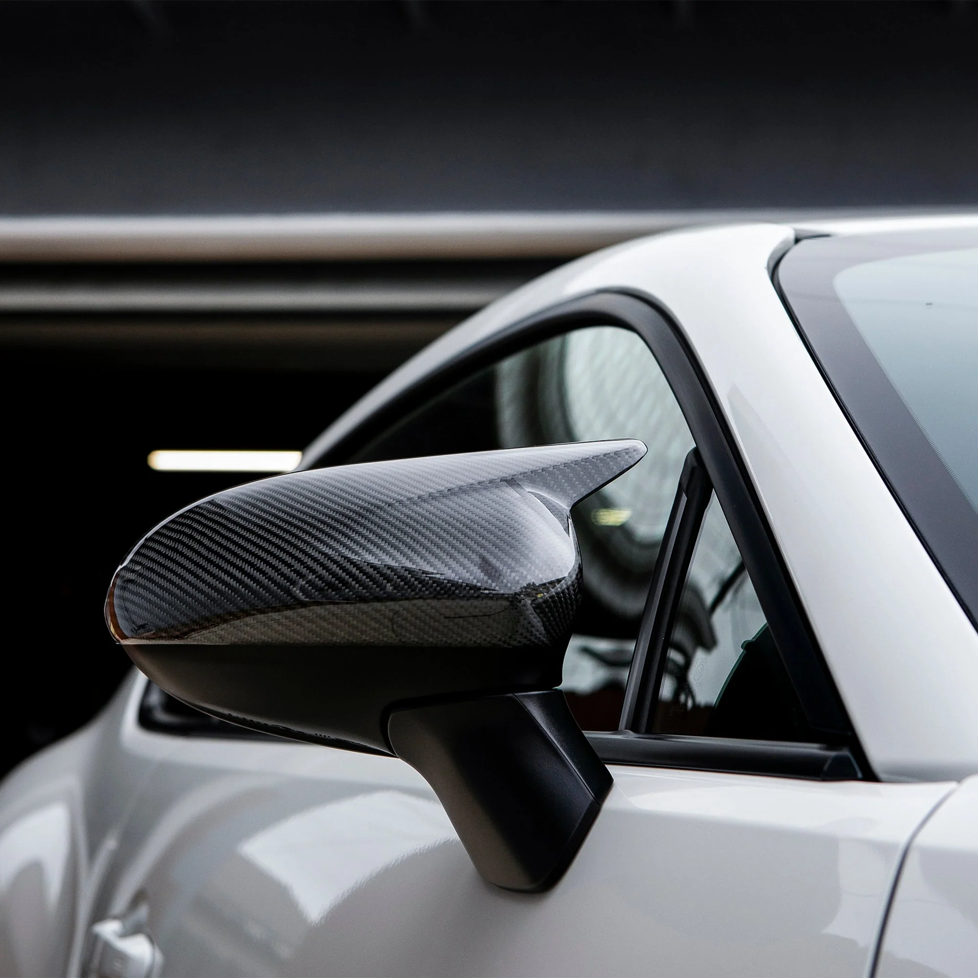 Compressive Tuning Arrowhead Carbon Fiber Mirror Caps - 2022+ Toyota GR86 / Subaru BRZ - Image 2