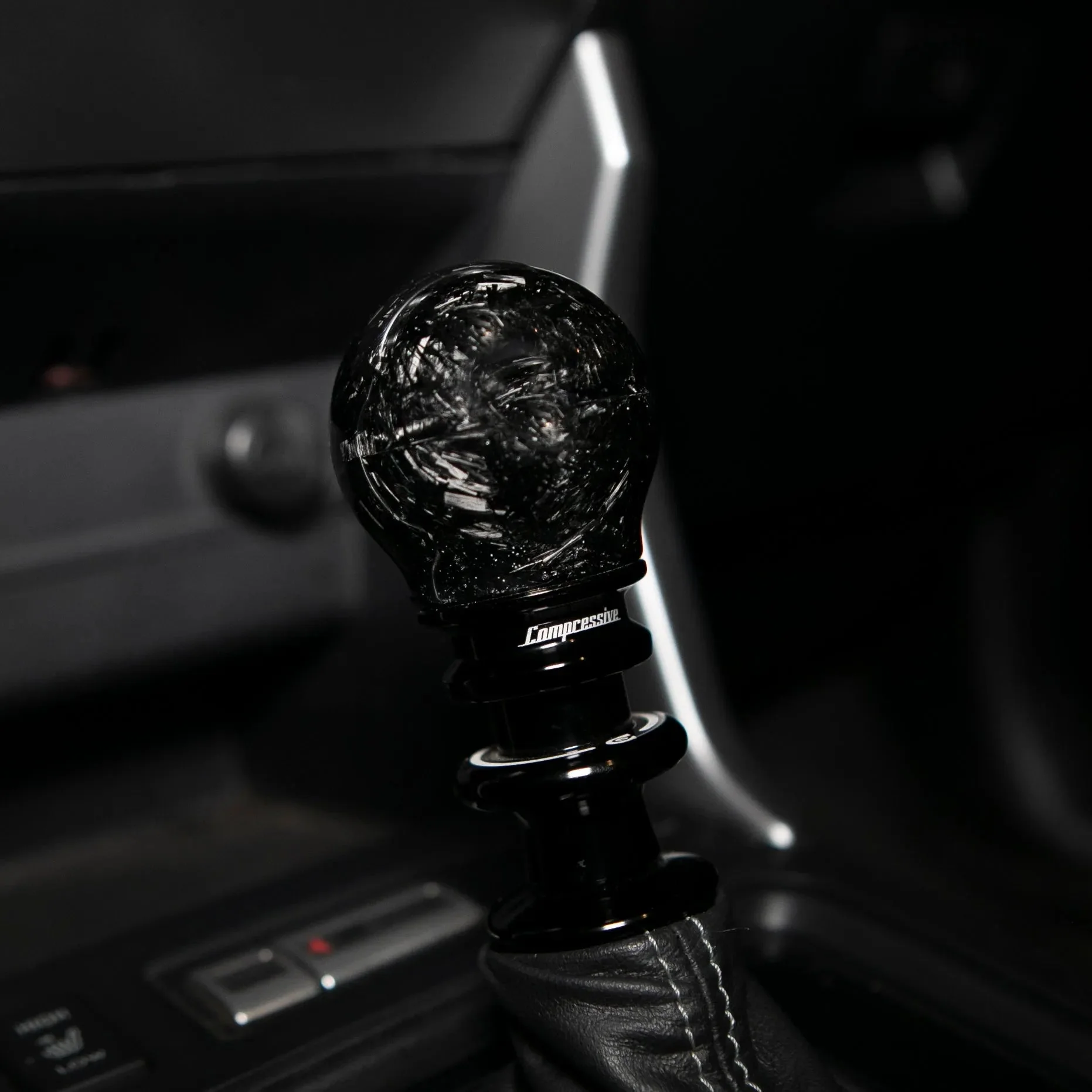 Compressive Tuning Black Forged Carbon Shift Knob - 2022+ Subaru BRZ / Toyota GR86 / 2015-2022+ WRX / 15-21 STI - Image 3