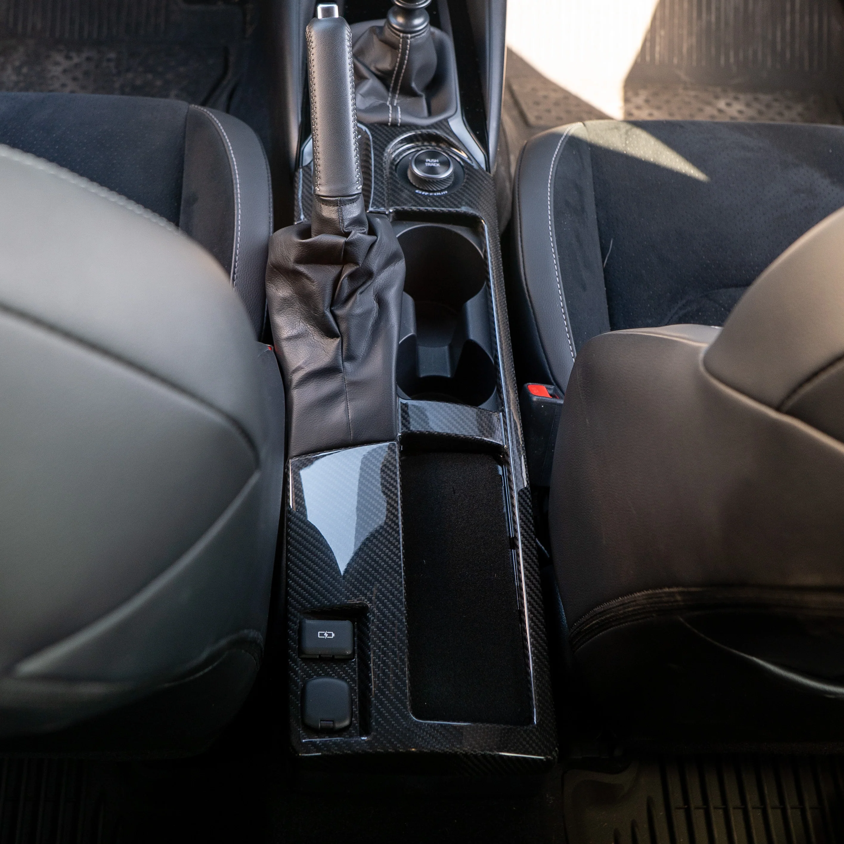Driven.Media Carbon Fiber Center Console Cover - 2023+ Toyota GR Corolla - Image 2