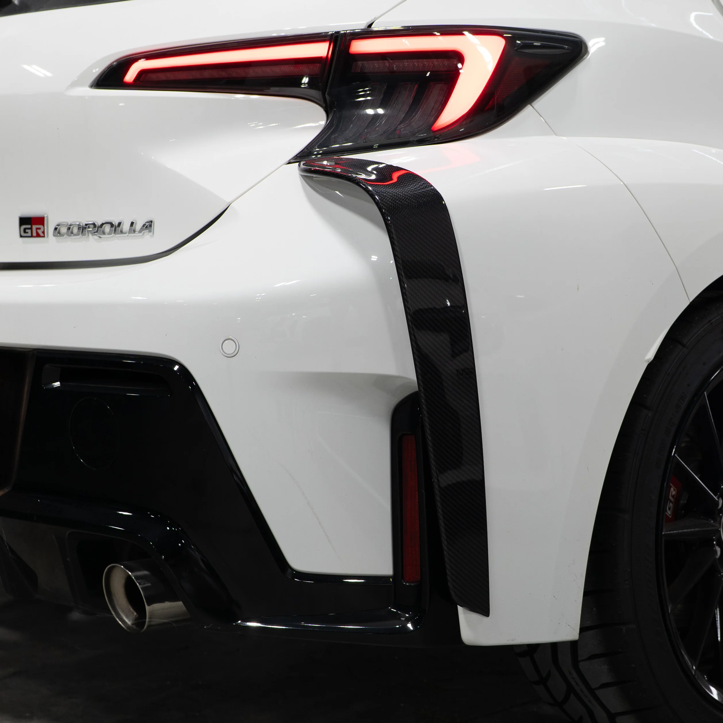 Driven.Media Carbon Fiber Rear Bumper Garnish – 2023+ Toyota GR Corolla - Image 4
