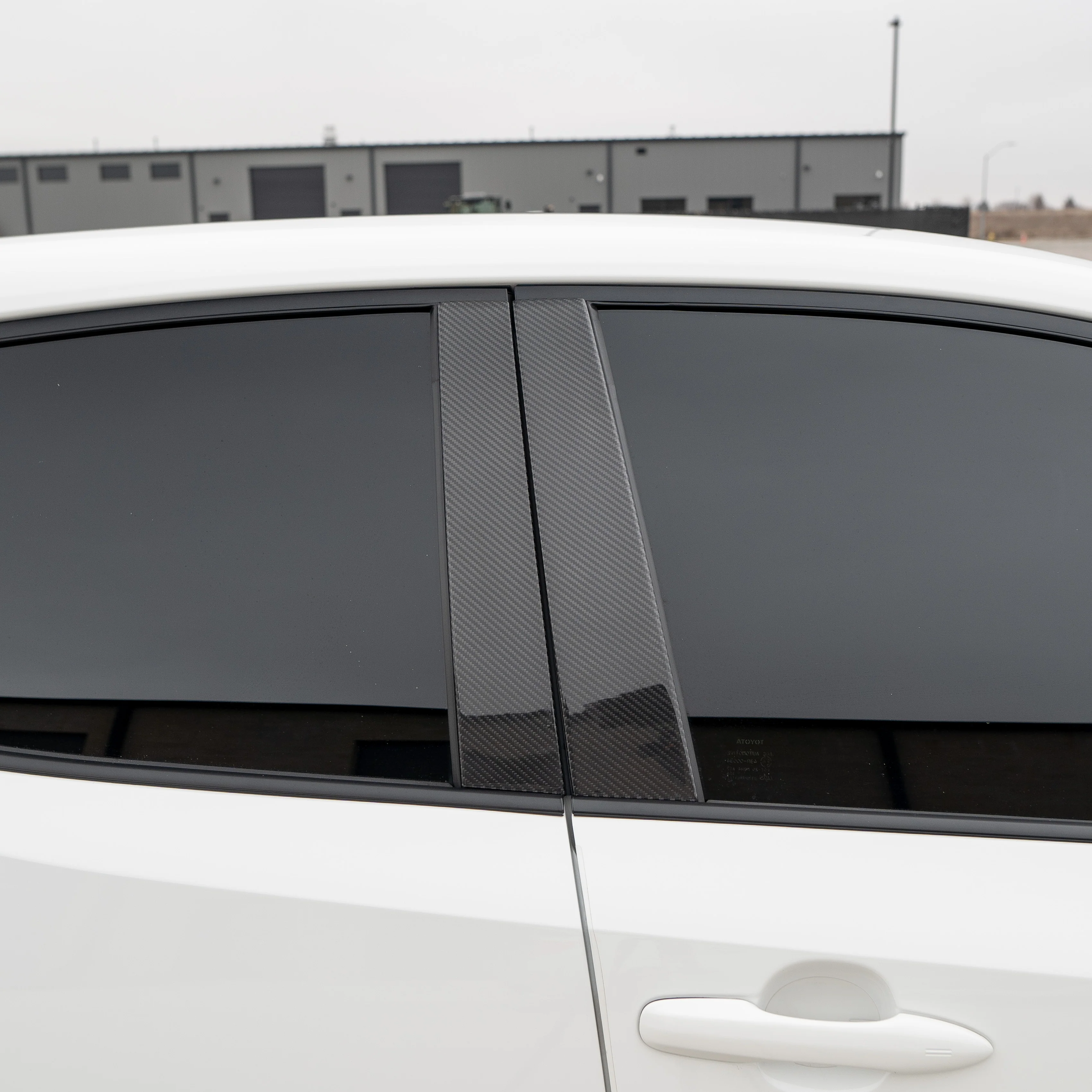 Driven.Media Carbon Fiber Exterior Door Pillars - 2023+ Toyota GR Corolla - Image 4