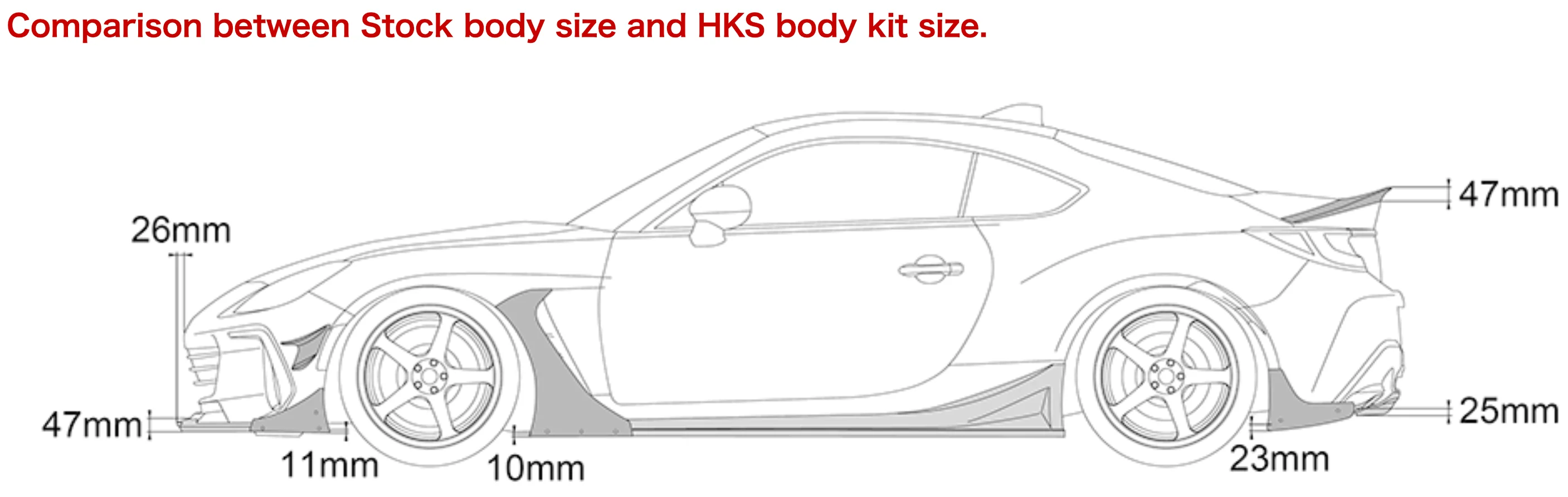 HKS Body Kit TYPE-S Front Spoiler - 2022+ Toyota GR86 / Subaru BRZ - Image 9