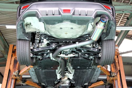 HKS Hi-Power Muffler VBH FA24 Single Exit Catback Exhaust System - 2022+ Subaru WRX - Image 3