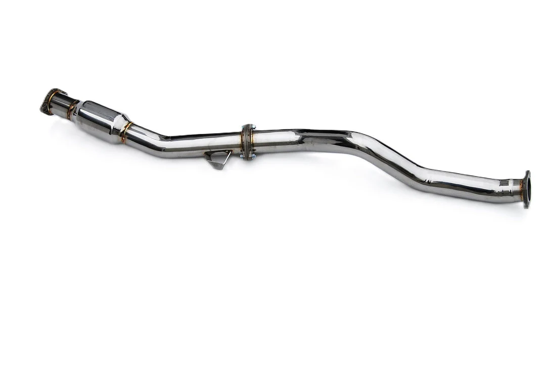 Invidia Bottom High Flow Cat Front Pipe - 2022+ Subaru WRX