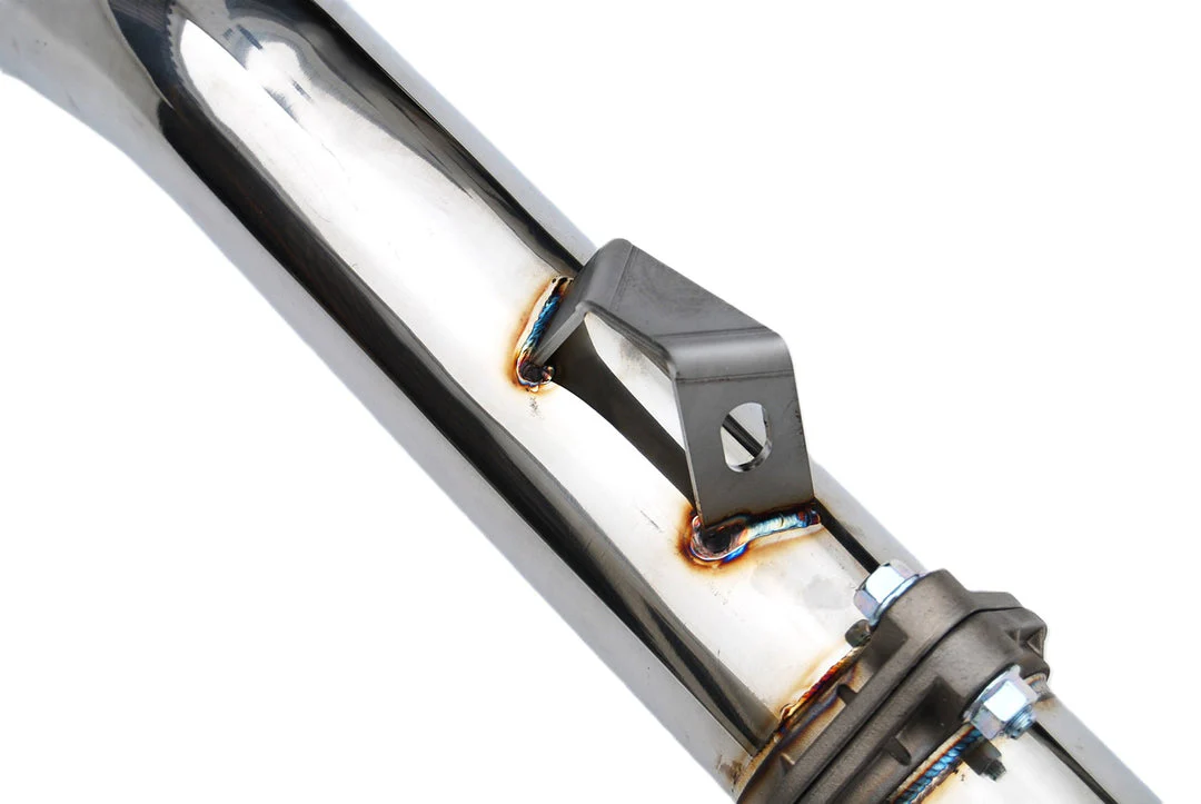 Invidia Bottom High Flow Cat Front Pipe - 2022+ Subaru WRX - Image 2