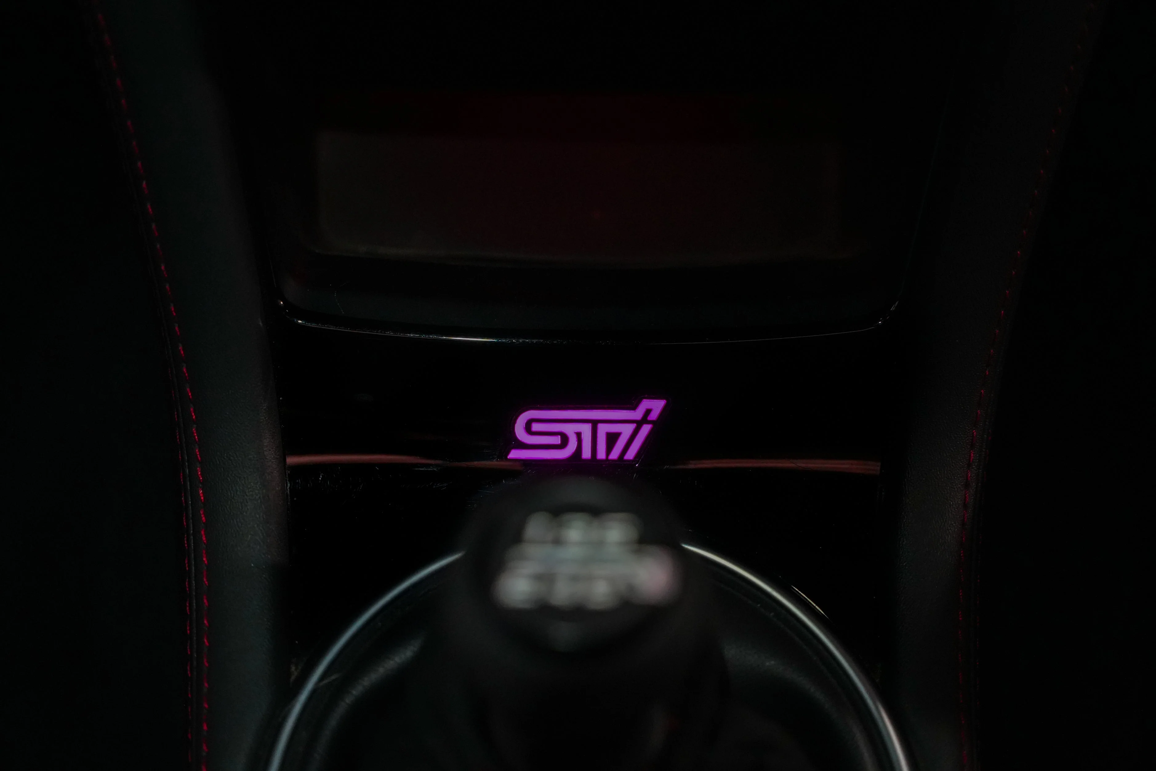 Lit Logos RGB STI Shifter Trim Badge - 2015-2021 Subaru STI - Image 4