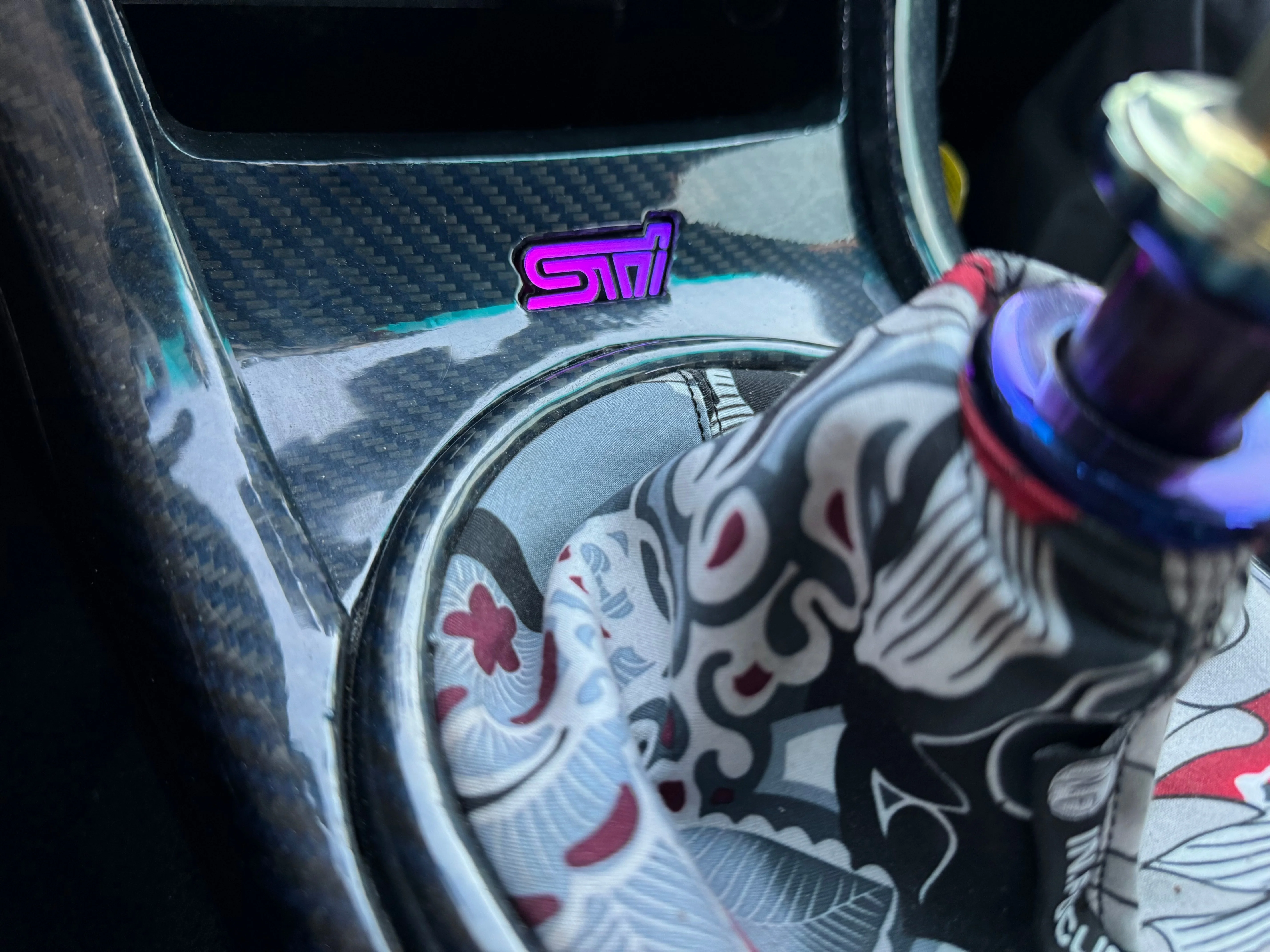 Lit Logos RGB STI Shifter Trim Badge - 2015-2021 Subaru STI - Image 5