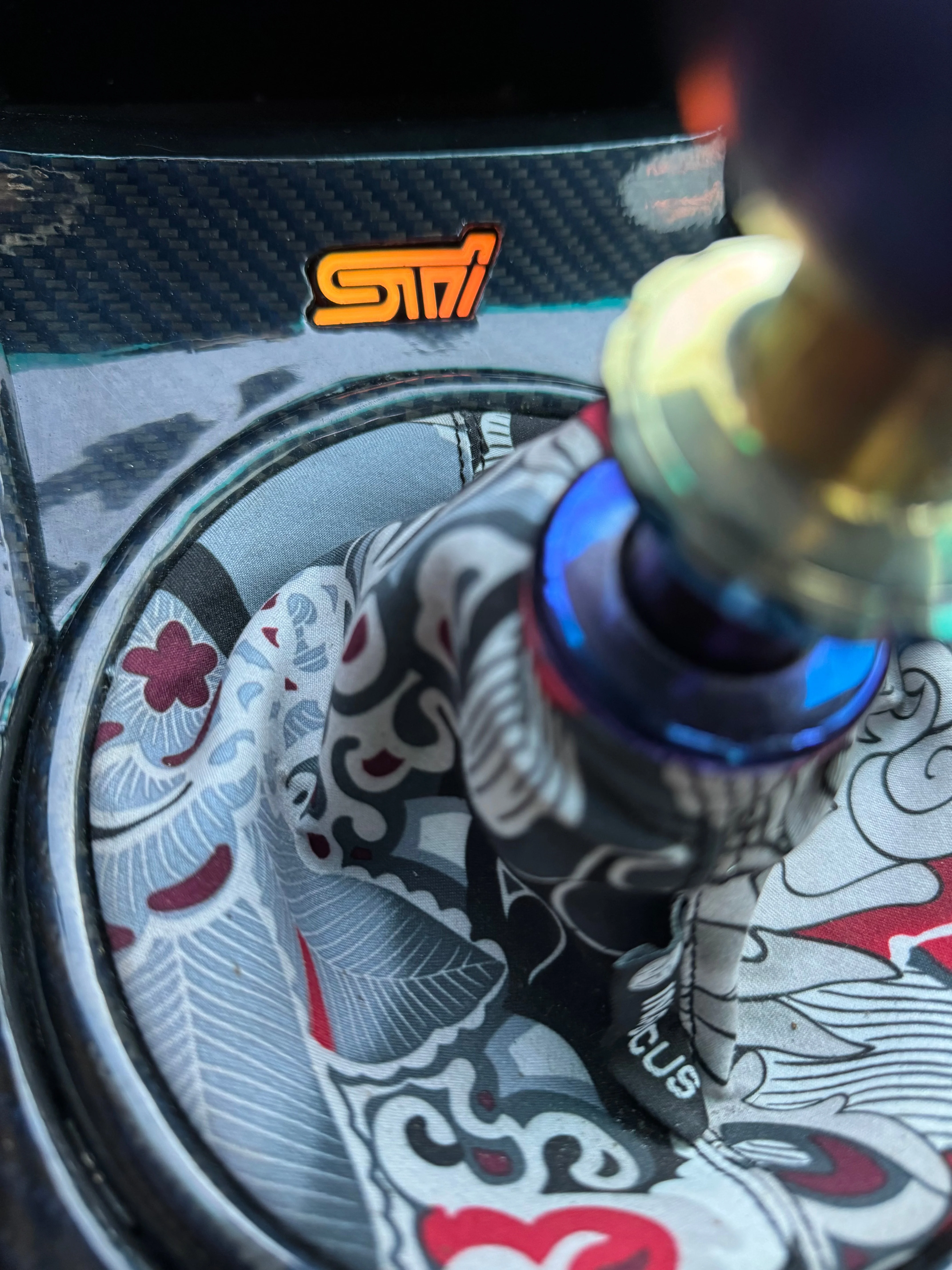 Lit Logos RGB STI Shifter Trim Badge - 2015-2021 Subaru STI - Image 6