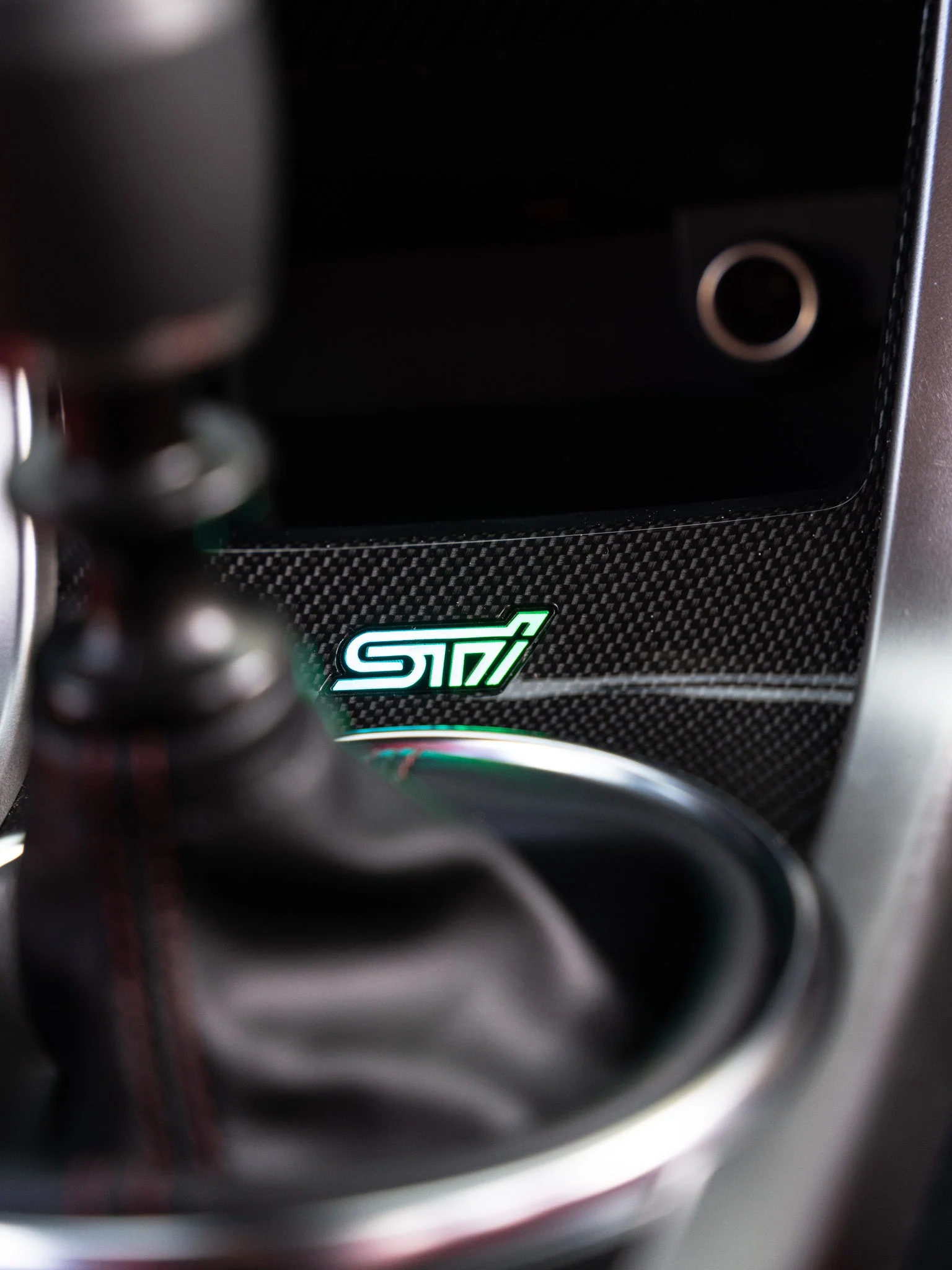 Lit Logos RGB STI Shifter Trim Badge - 2015-2021 Subaru STI - Image 7