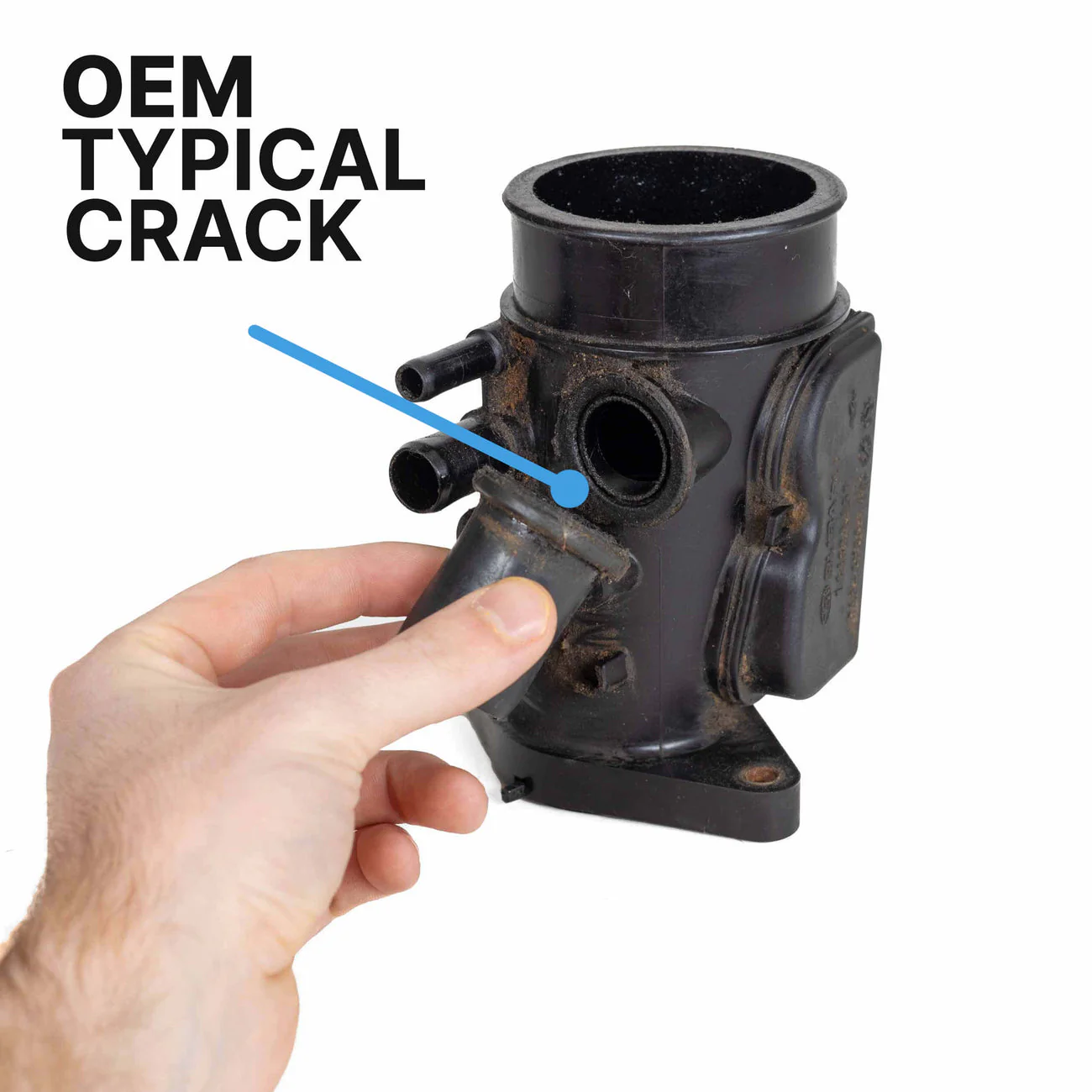OVERTAKE Aluminum Turbo Inlet - 2015-2021 Subaru WRX - Image 3