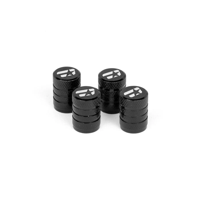 Overtake Aluminum Valve Black Stem Caps - Universal - Image 5