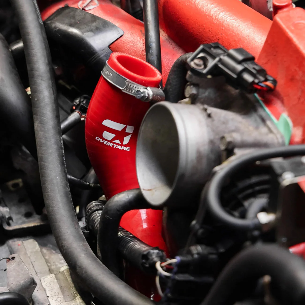 OVERTAKE Bypass Valve Recirculation Hose - 2015-2021 Subaru STI - Image 2