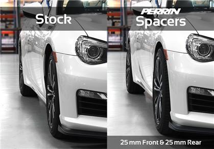 PERRIN 25mm Wheel Spacers 5x100 (56mm Center Bore) Pair – 2017-2022+ Subaru BRZ / Toyota 86 & GR86 - Image 2
