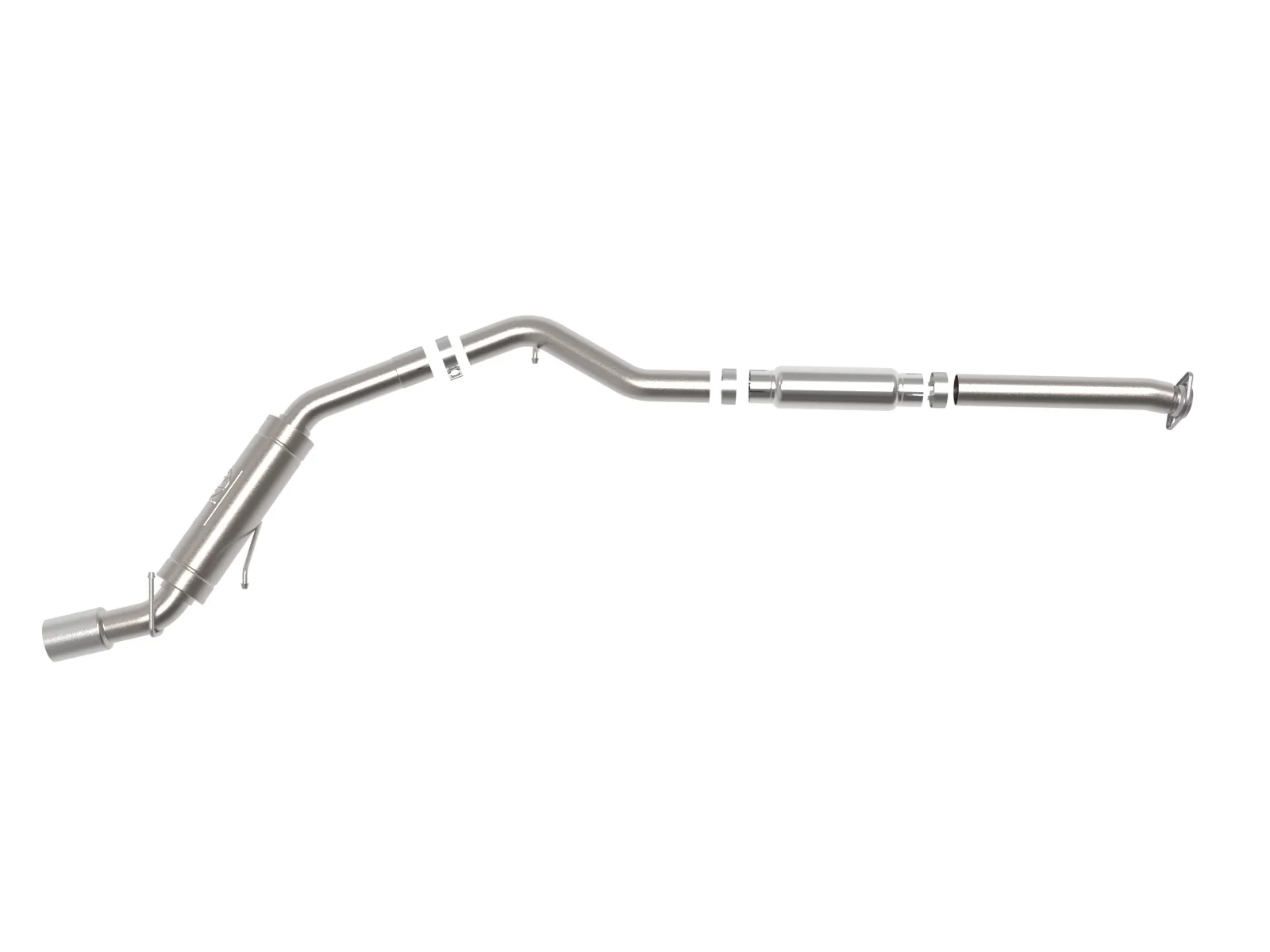 aFe Takeda 3 IN 304 Stainless Steel Cat-Back Exhaust System w/ Brushed Tip - 2013-2022+ Subaru BRZ / Toyota 86 / GR86 / Scion FR-S - Image 3