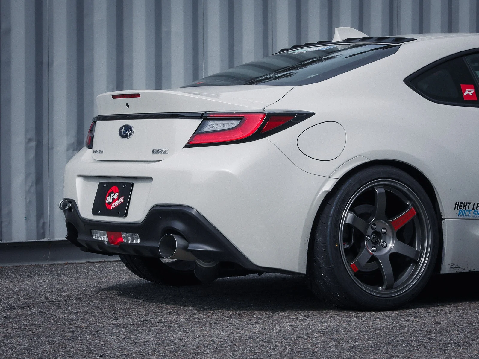aFe Takeda 3 IN 304 Stainless Steel Cat-Back Exhaust System w/ Brushed Tip - 2013-2022+ Subaru BRZ / Toyota 86 / GR86 / Scion FR-S - Image 5
