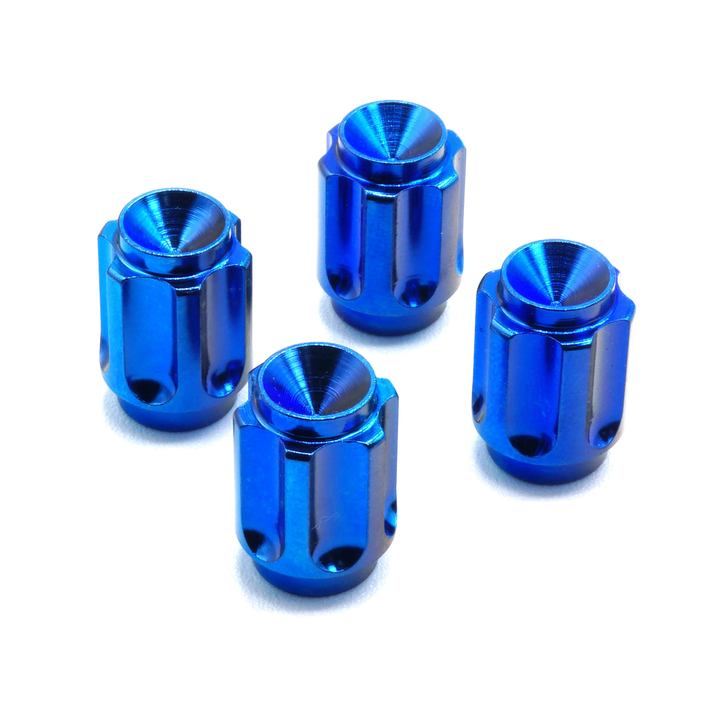 Fast Turn Fittings Dress Up Bolts Gear Titanium Valve Stem Caps - Set of 4 - Image 4