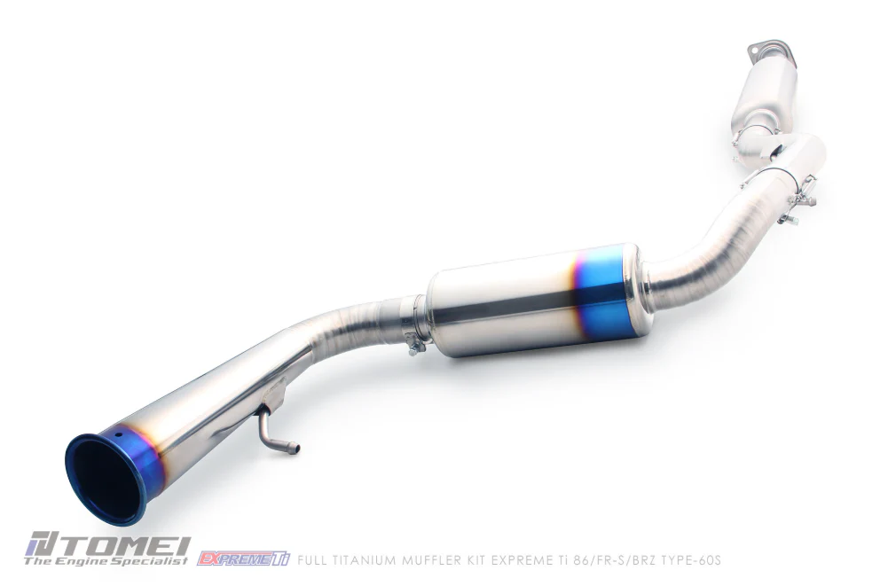 Tomei Full Titanium Muffler Expreme Ti Single TYPE-60S - 2013-2016 Scion FR-S / 13-21 Subaru BRZ / Toyota 86 & GT86 - Image 3