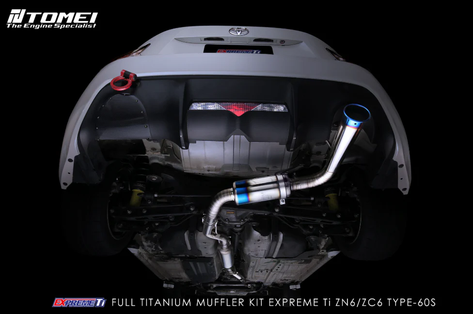 Tomei Full Titanium Muffler Expreme Ti Single TYPE-60S - 2013-2016 Scion FR-S / 13-21 Subaru BRZ / Toyota 86 & GT86 - Image 4