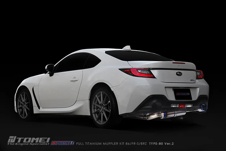 TOMEI Full Titanium Muffler EXPREME Ti Single TYPE-80 Ver.2 – 2013–2026 Scion FR-S / 2013-2022+ Subaru BRZ Toyota 86 / GR86 / - Image 5