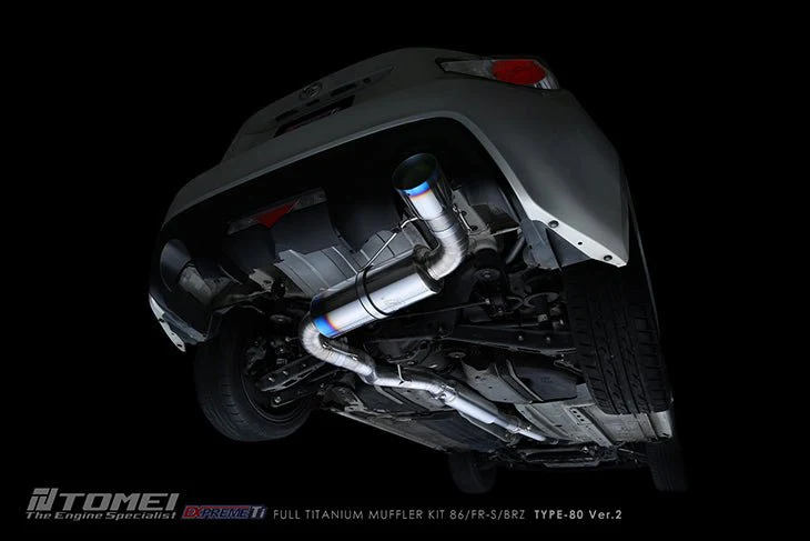 TOMEI Full Titanium Muffler EXPREME Ti Single TYPE-80 Ver.2 – 2013–2026 Scion FR-S / 2013-2022+ Subaru BRZ Toyota 86 / GR86 / - Image 6
