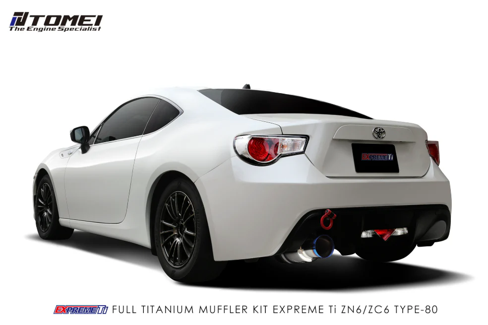 TOMEI Full Titanium Muffler EXPREME Ti Single TYPE-80 Version 1 – 2013-2016 Scion FR-S / 13-21 Subaru BRZ / Toyota 86 & GT86 - Image 3