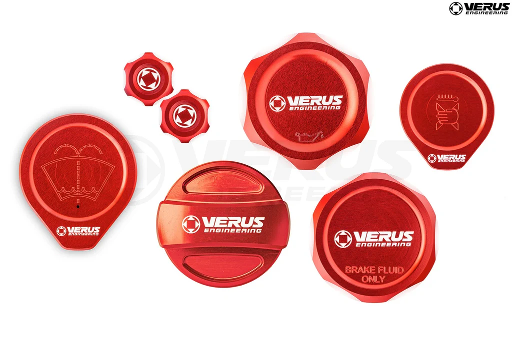Verus Engineering Anodized Full Car Cap Kit - 2022+ Subaru BRZ / Toyota GR86 - Image 3