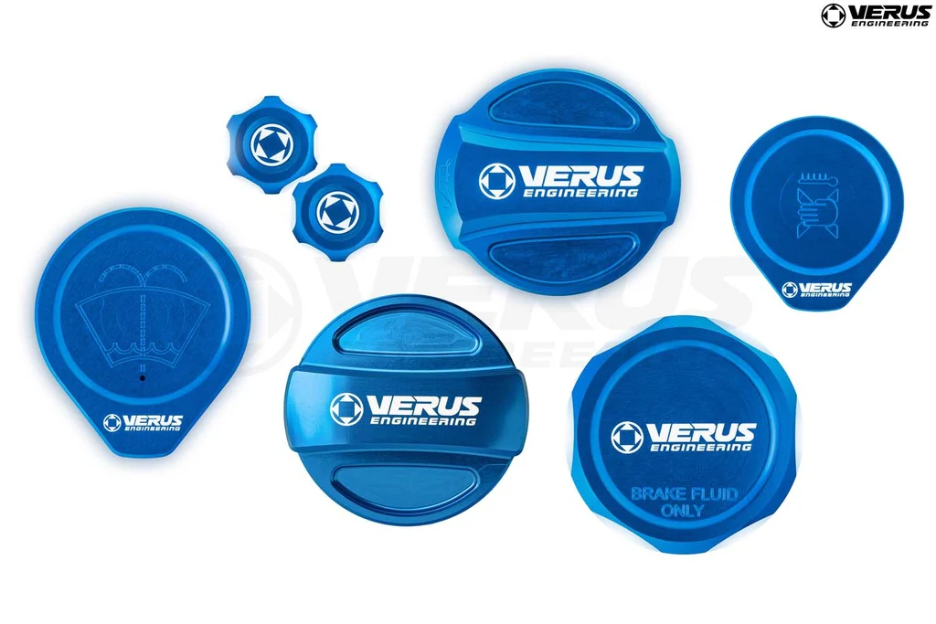 Verus Engineering Anodized Full Car Cap Kit - 2022+ Subaru BRZ / Toyota GR86 - Image 4