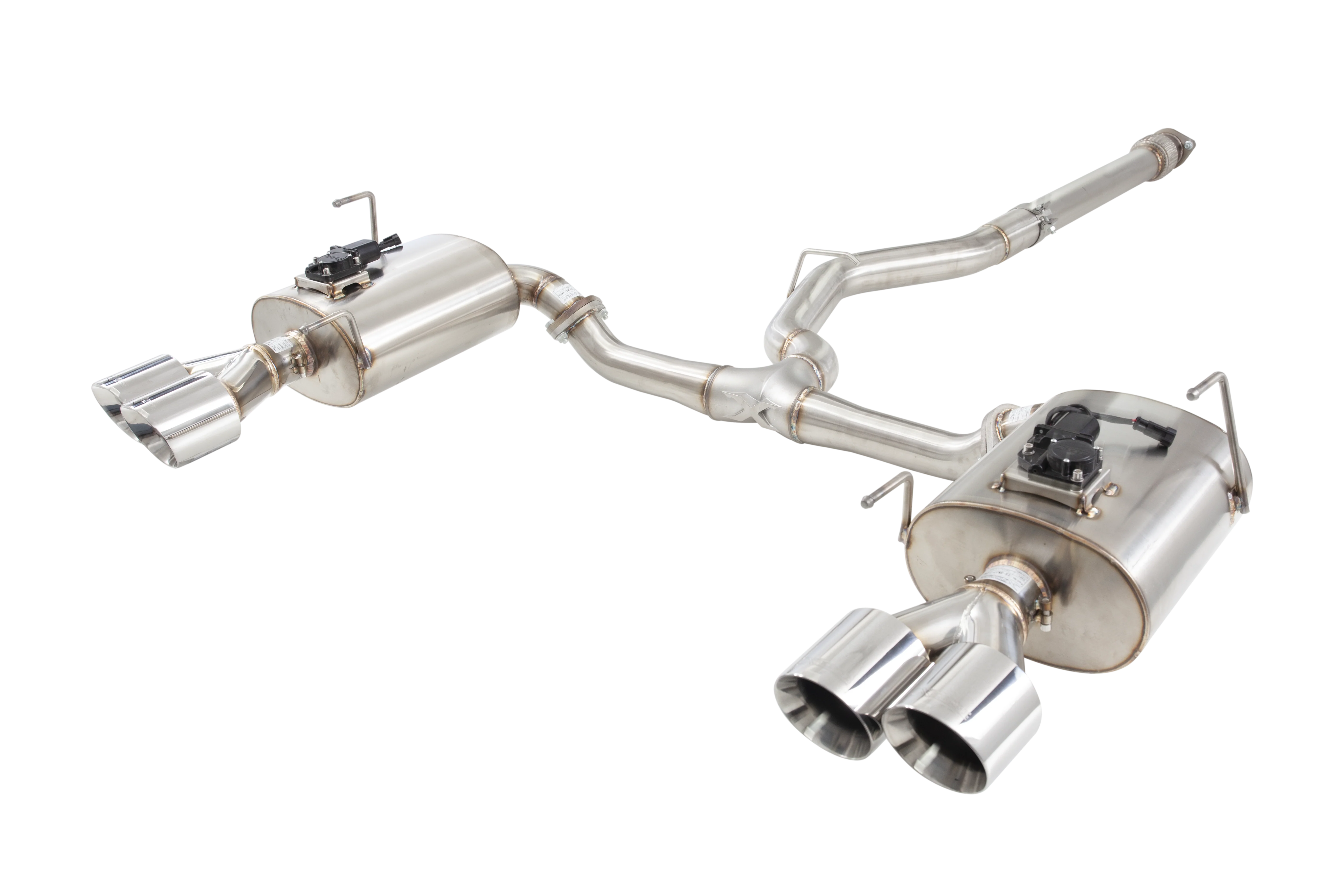 XForce 3" Varex Valved Quad Tip Cat-Back Exhaust System – 2022+ Subaru WRX - Image 15