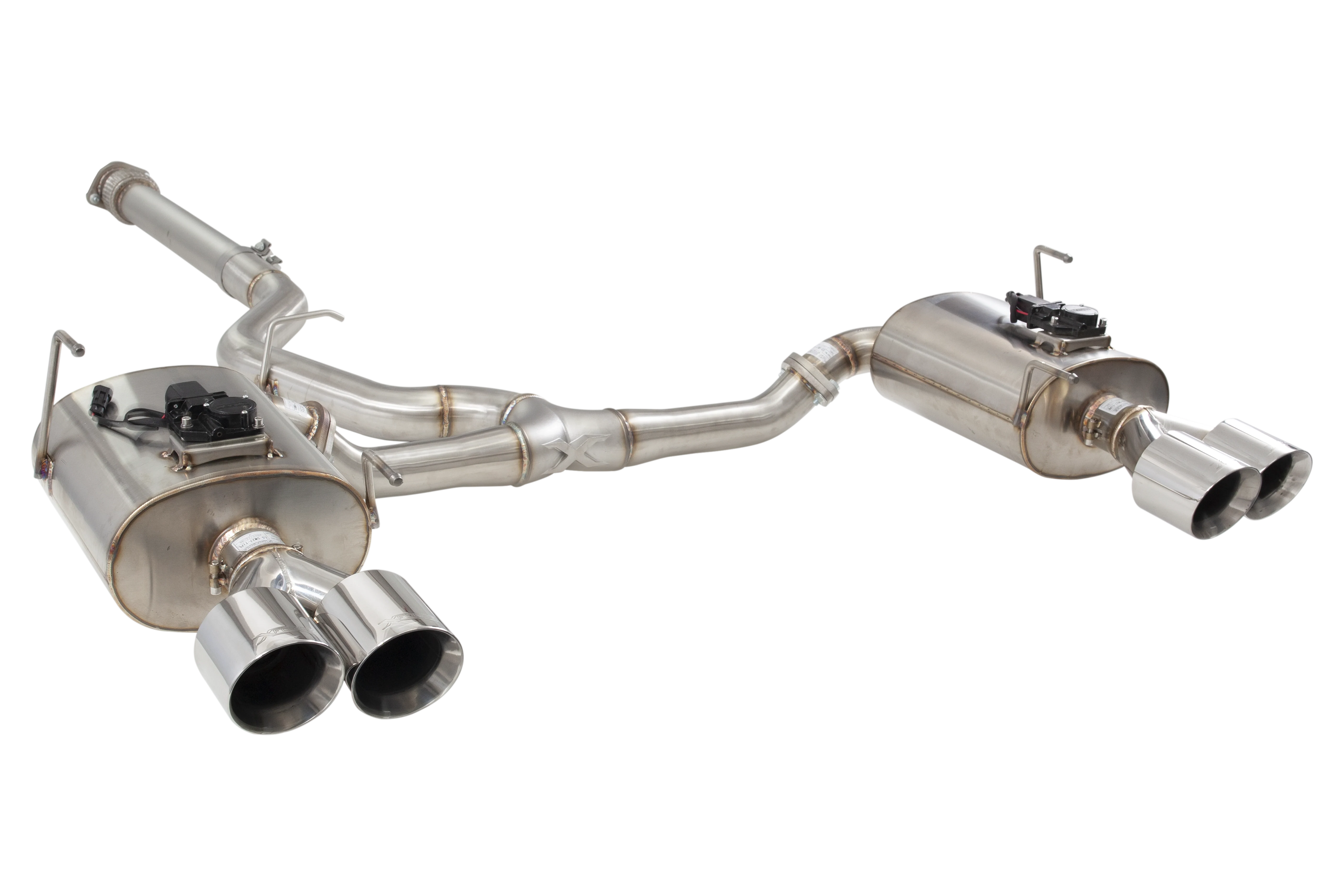 XForce 3" Varex Valved Quad Tip Cat-Back Exhaust System – 2022+ Subaru WRX - Image 16